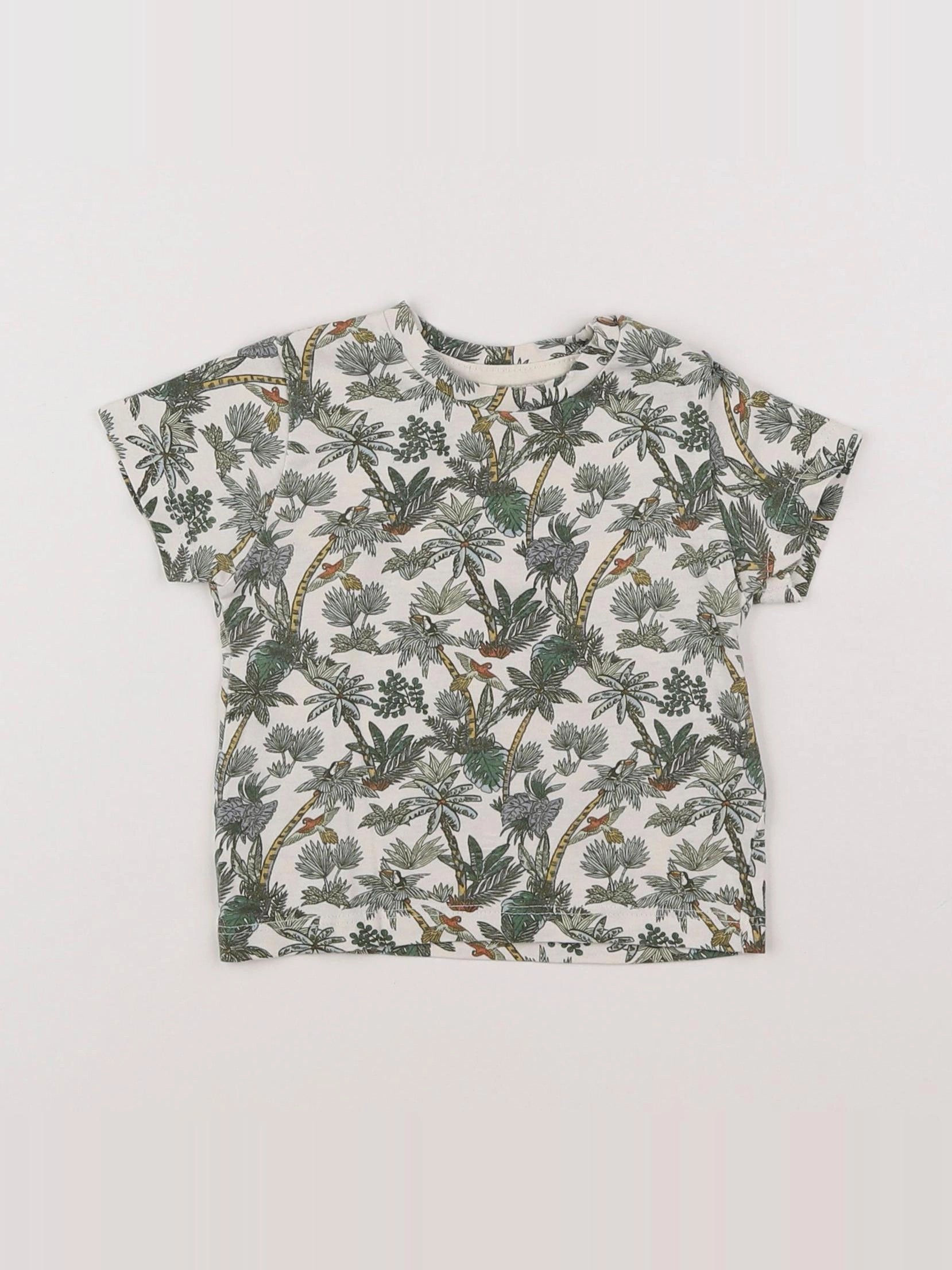 Vertbaudet - tee-shirt multicolore - 6 mois