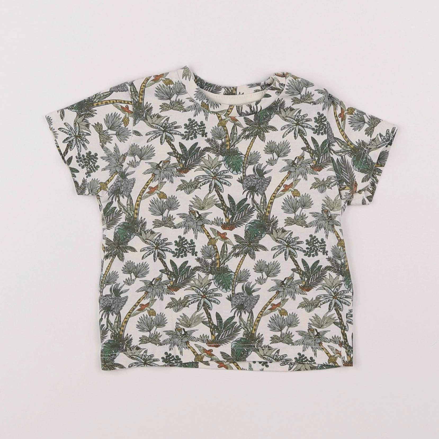 Vertbaudet - tee-shirt multicolore - 6 mois