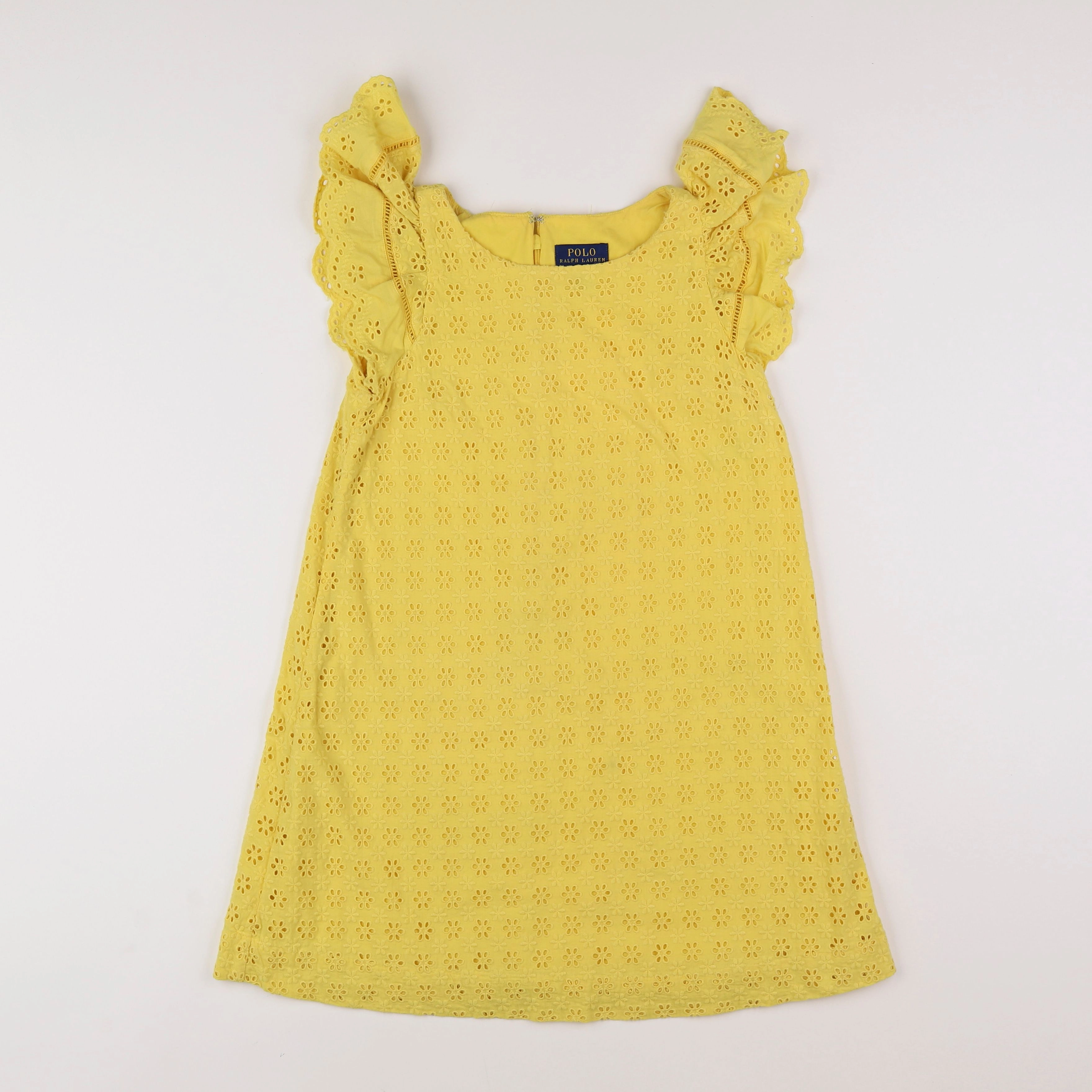 Ralph Lauren - robe jaune - 7 ans