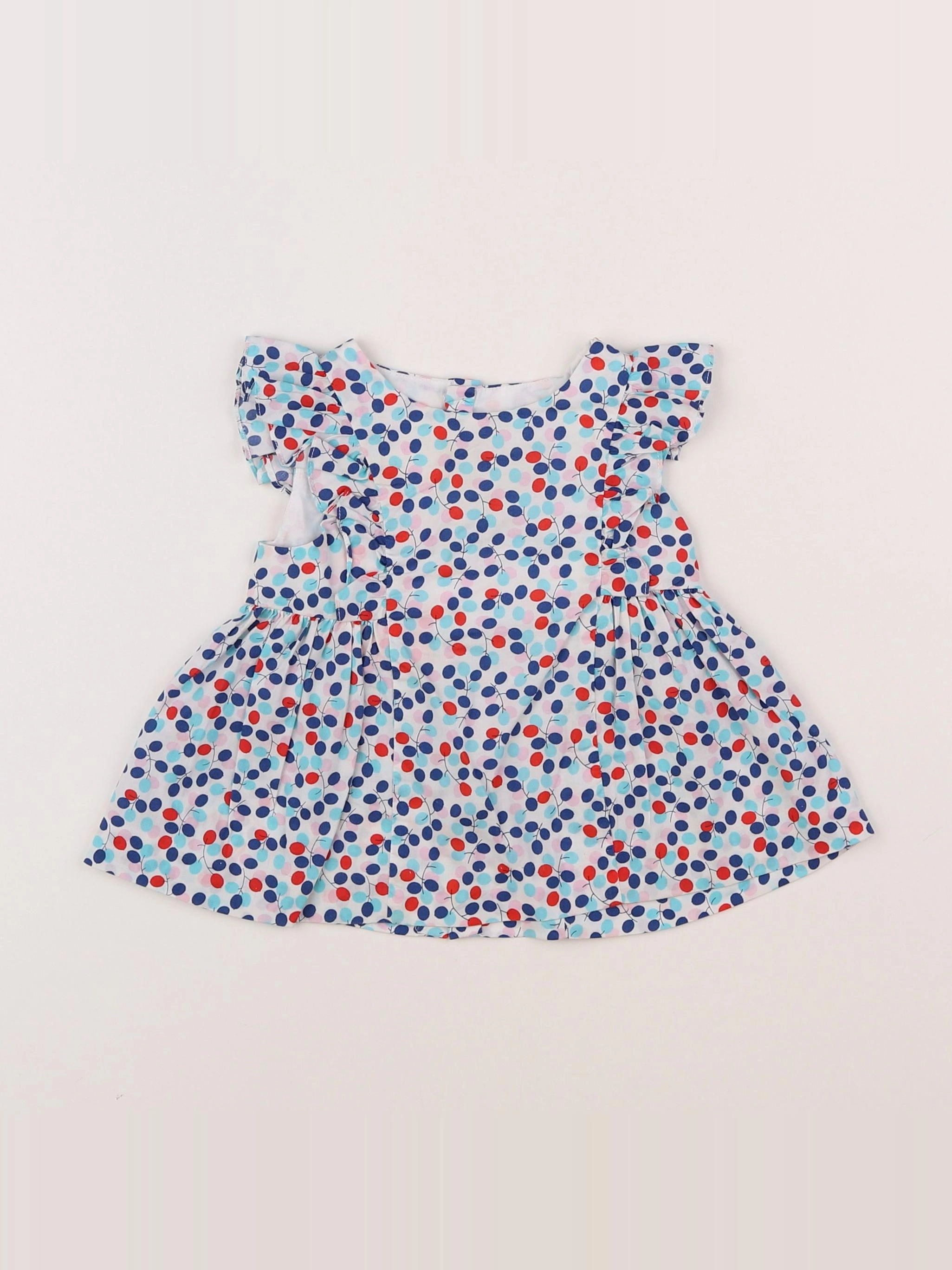 Jacadi - blouse bleu - 18 mois