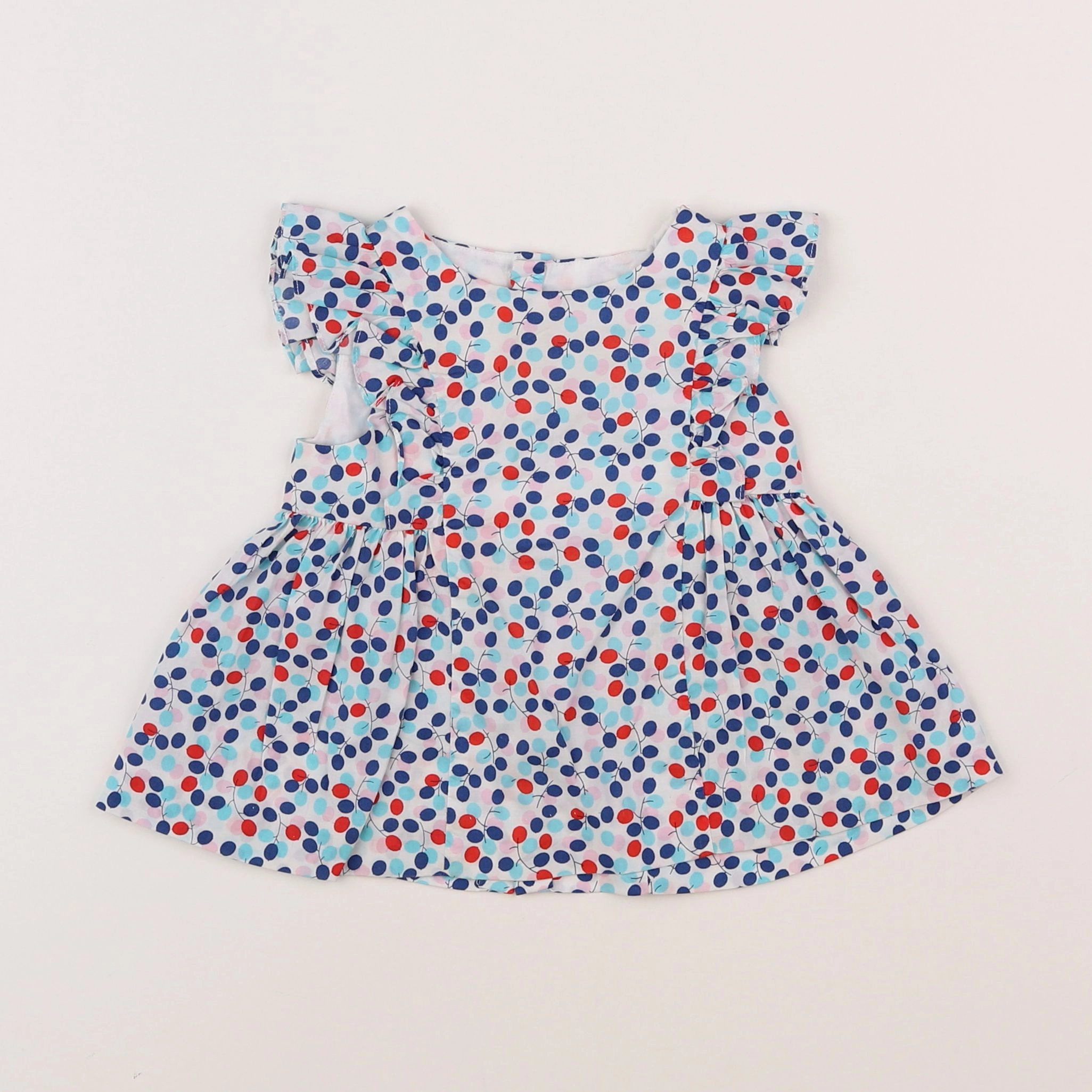 Jacadi - blouse bleu - 18 mois