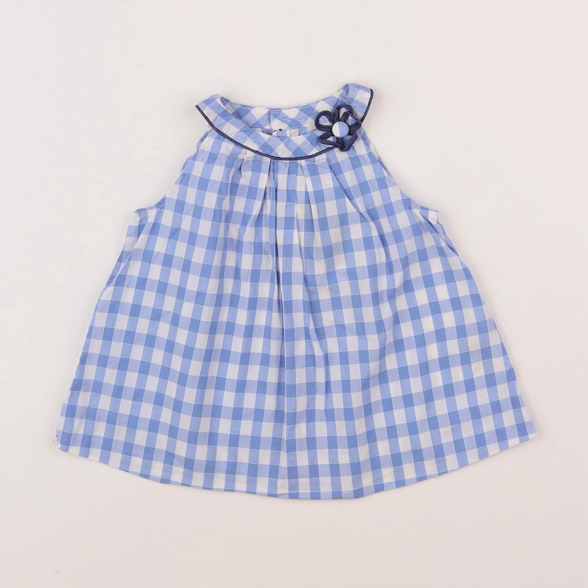Jacadi - blouse bleu - 18 mois