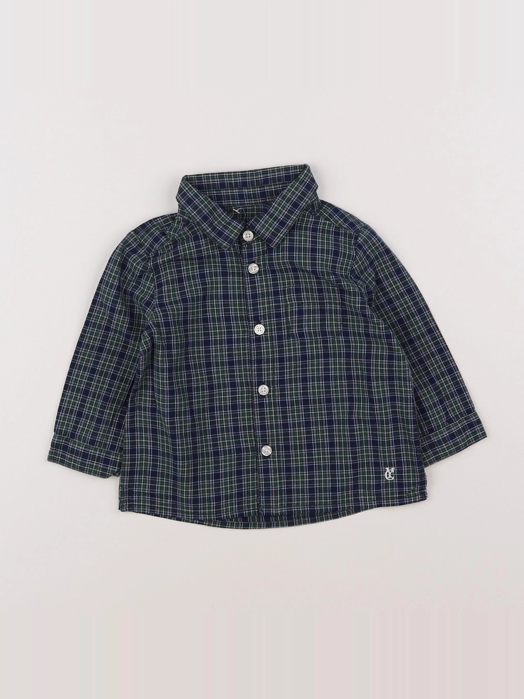 Cyrillus - chemise vert - 12 mois