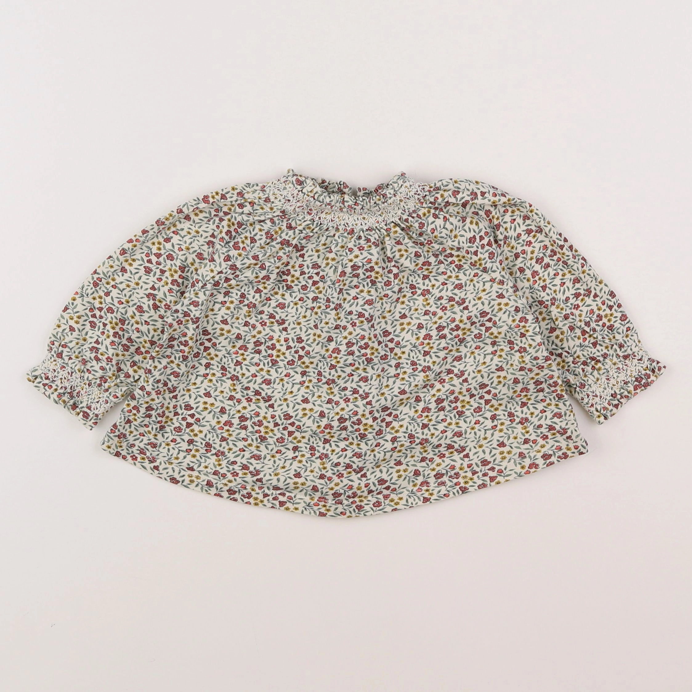 Vertbaudet - blouse multicolore - 6 mois