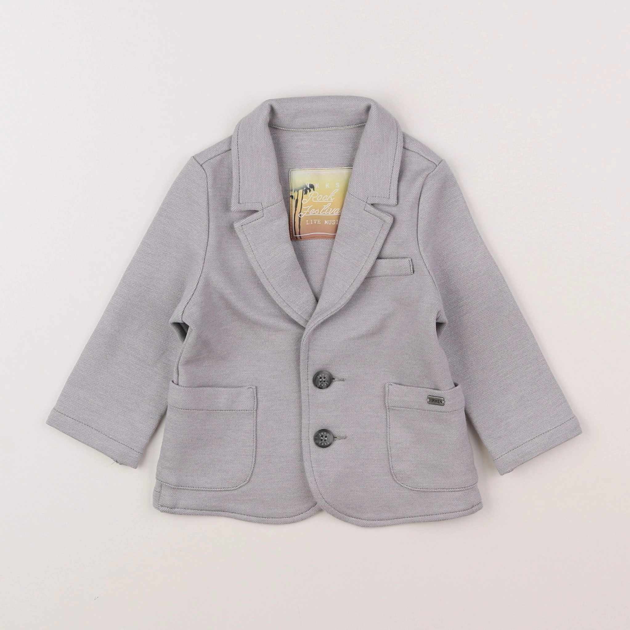 IKKS - veste gris - 12 mois