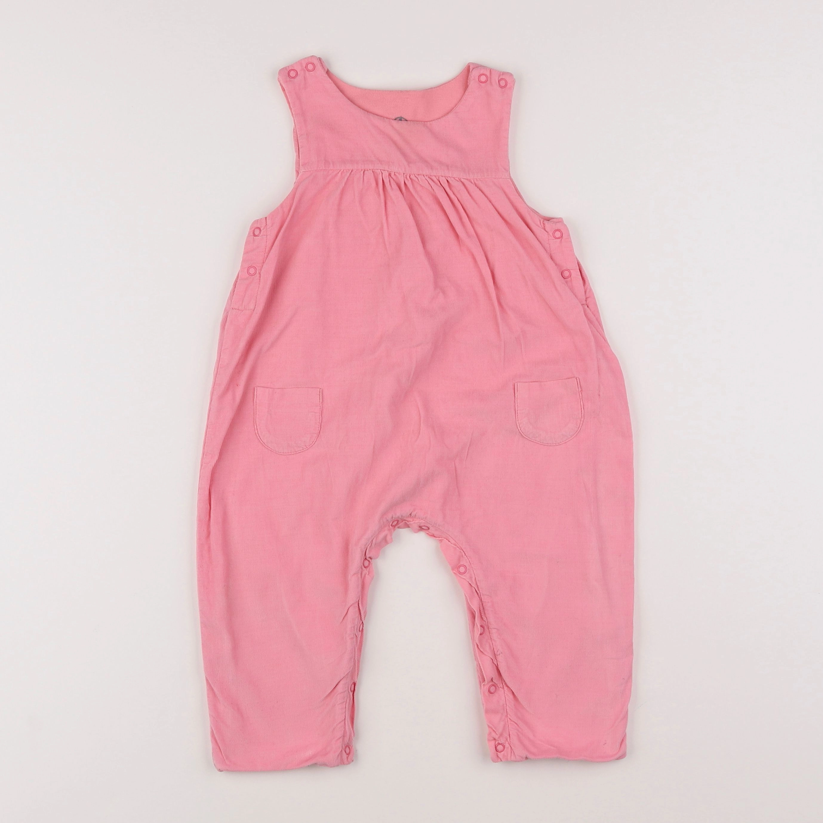 Petit Bateau - salopette rose - 12 mois