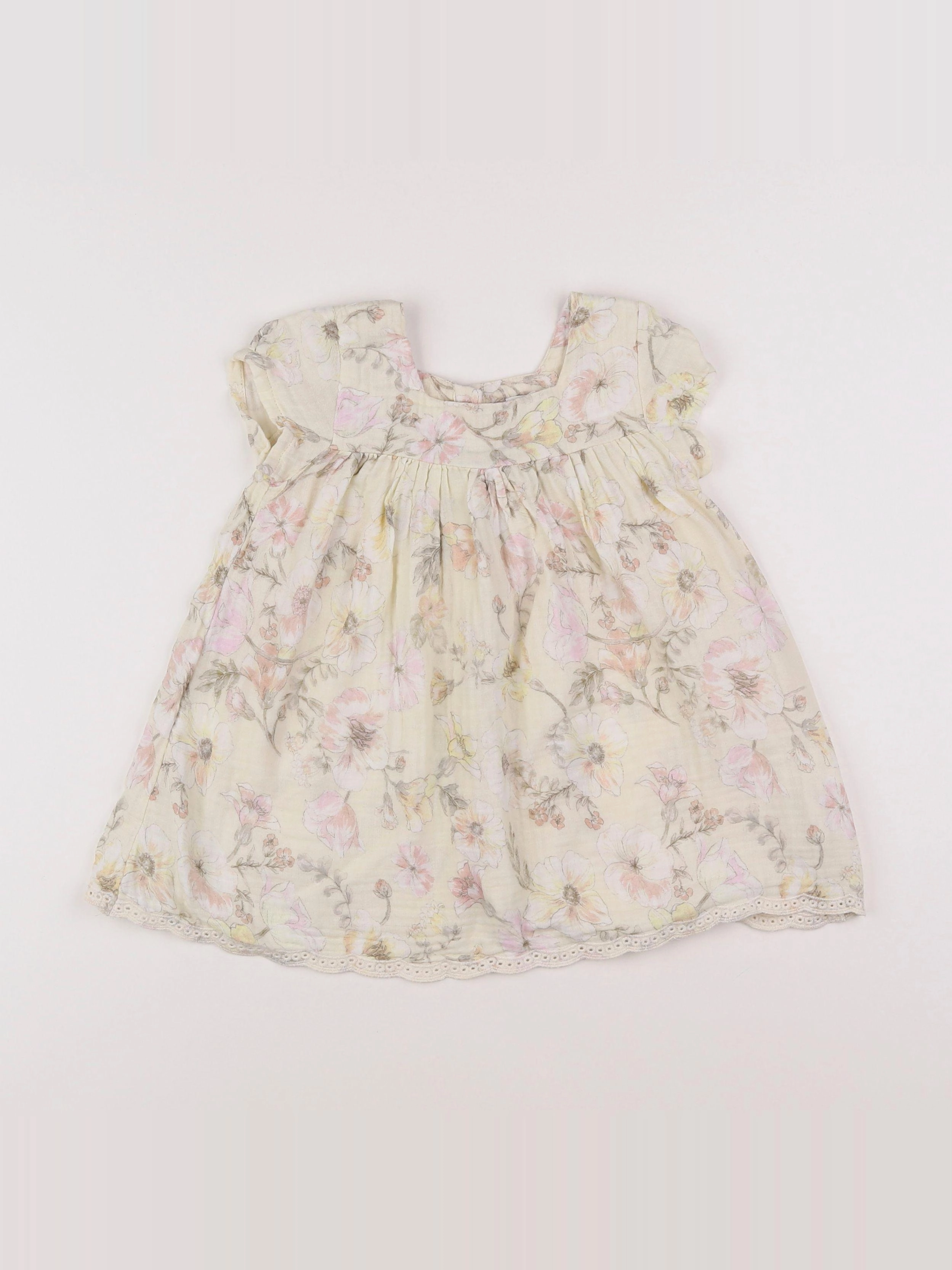 Vertbaudet - robe jaune - 18 mois