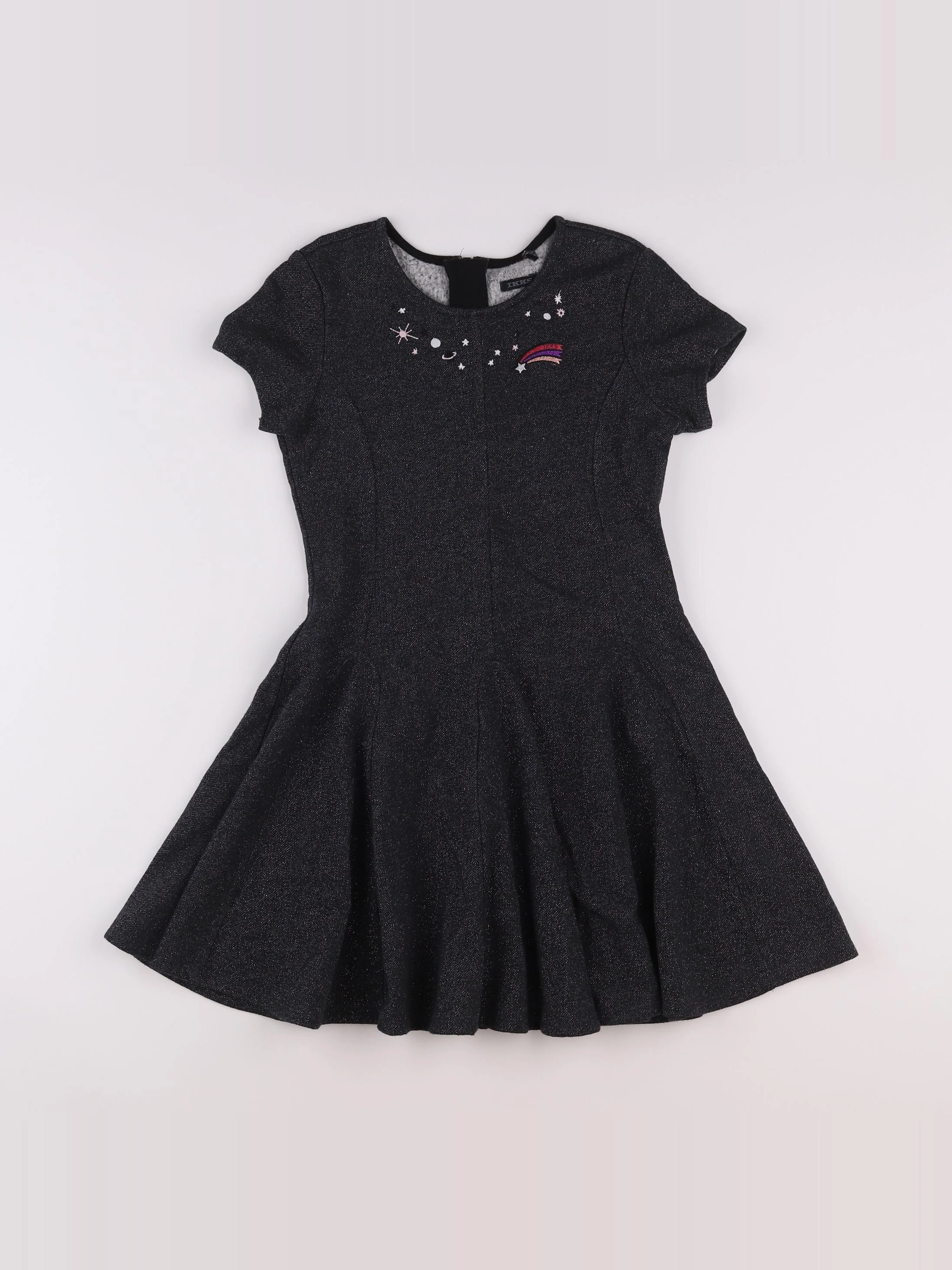IKKS - robe gris - 10 ans