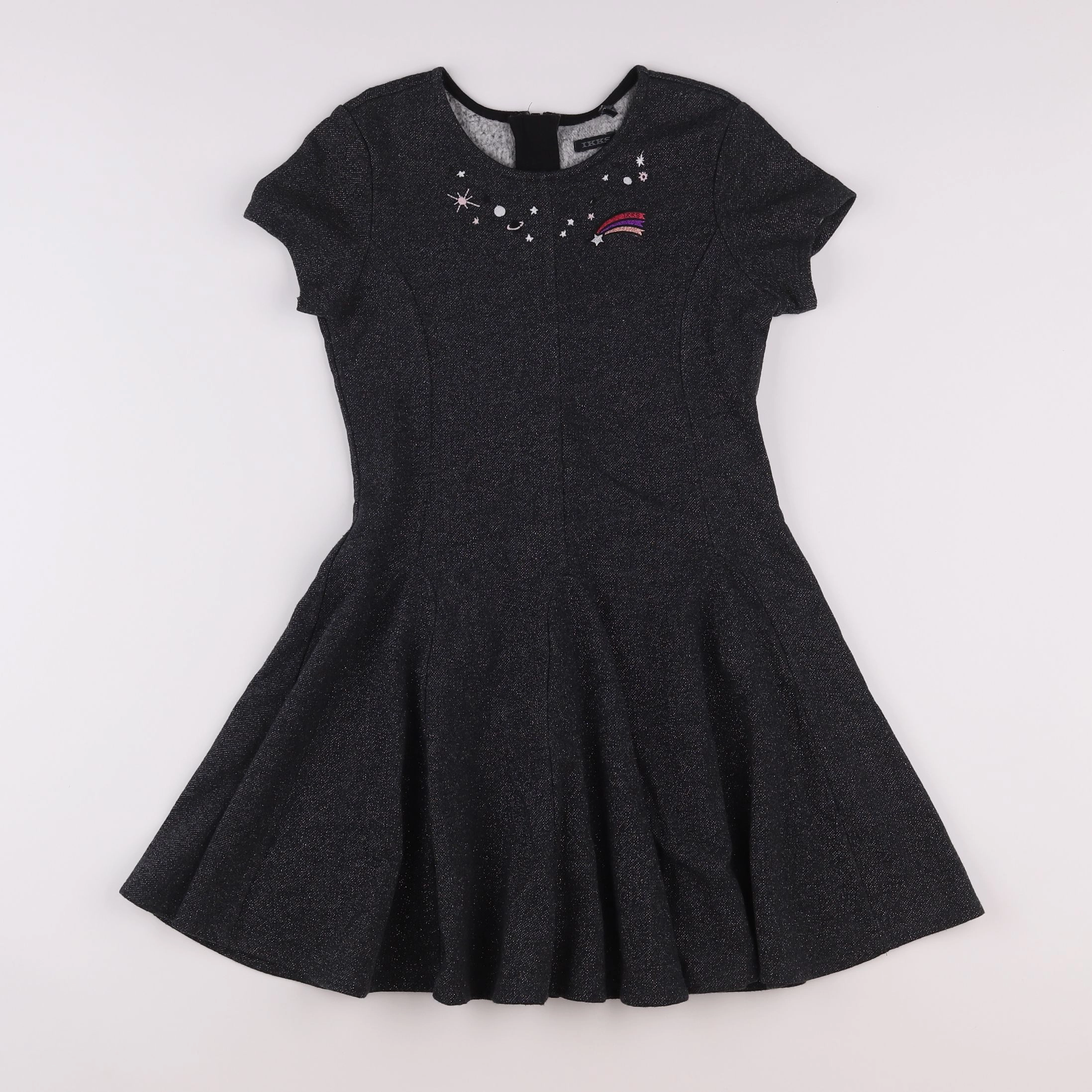 IKKS - robe gris - 10 ans