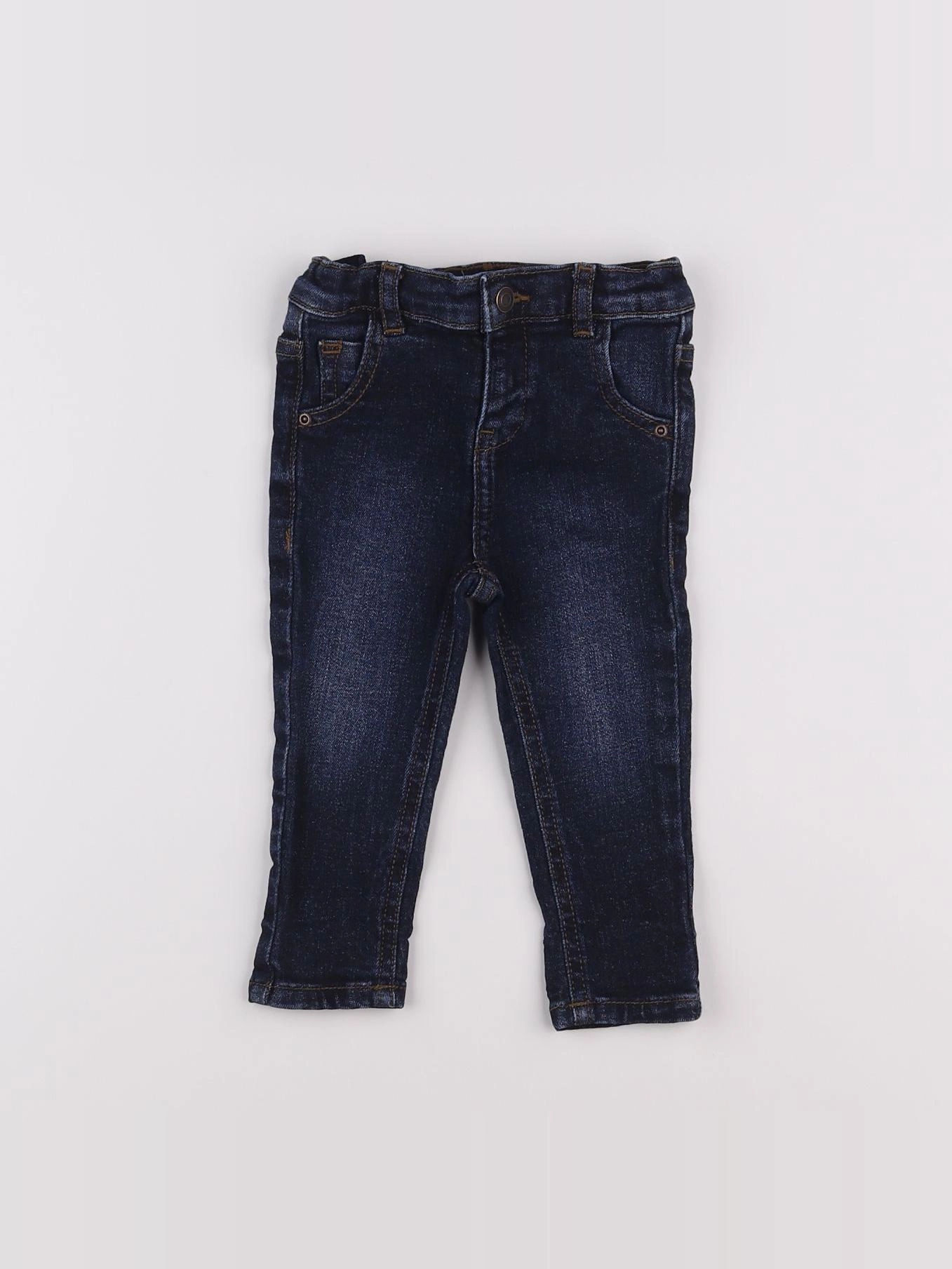 Vertbaudet - jean bleu - 9 mois