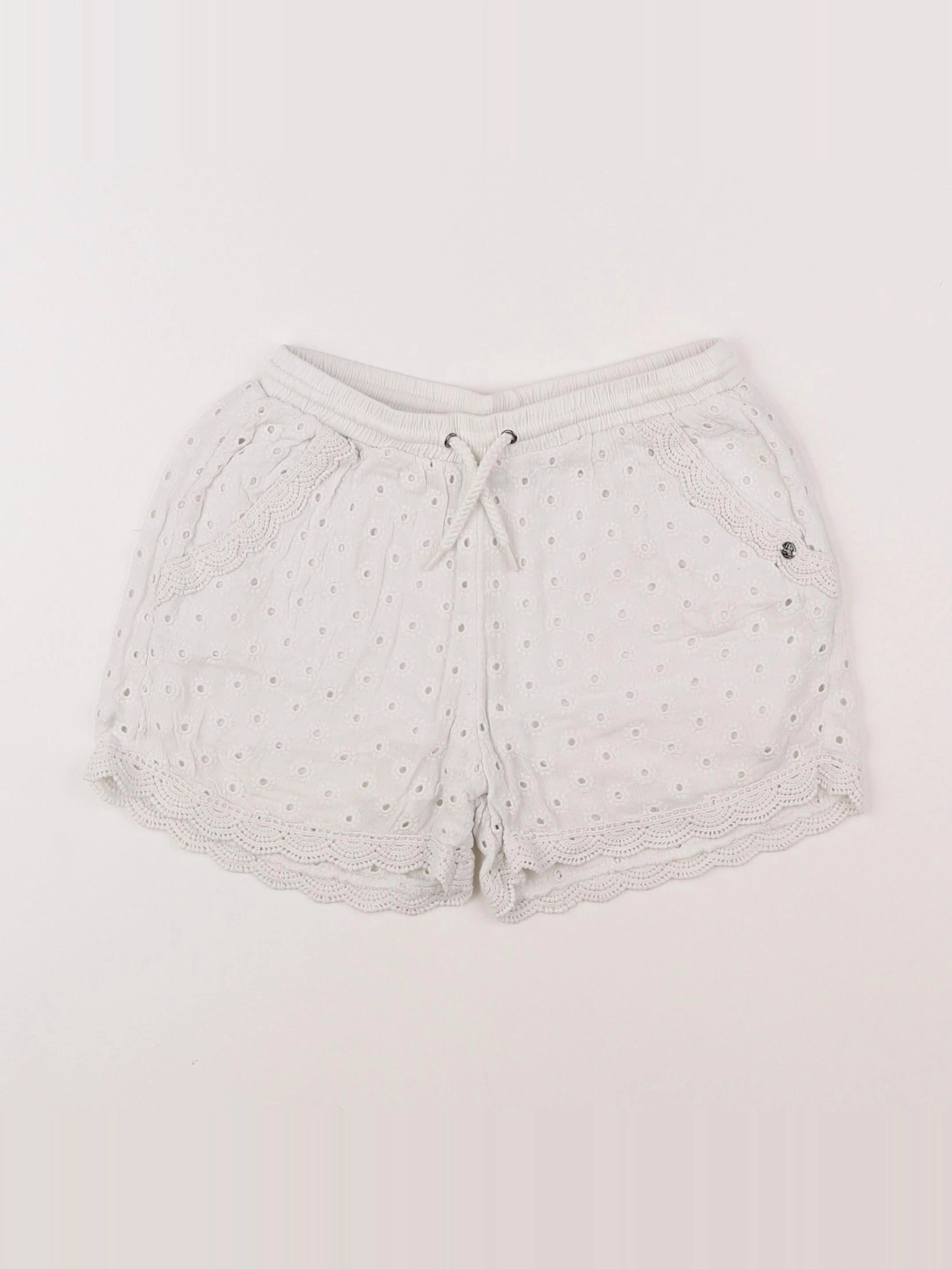 IKKS - short blanc - 10 ans
