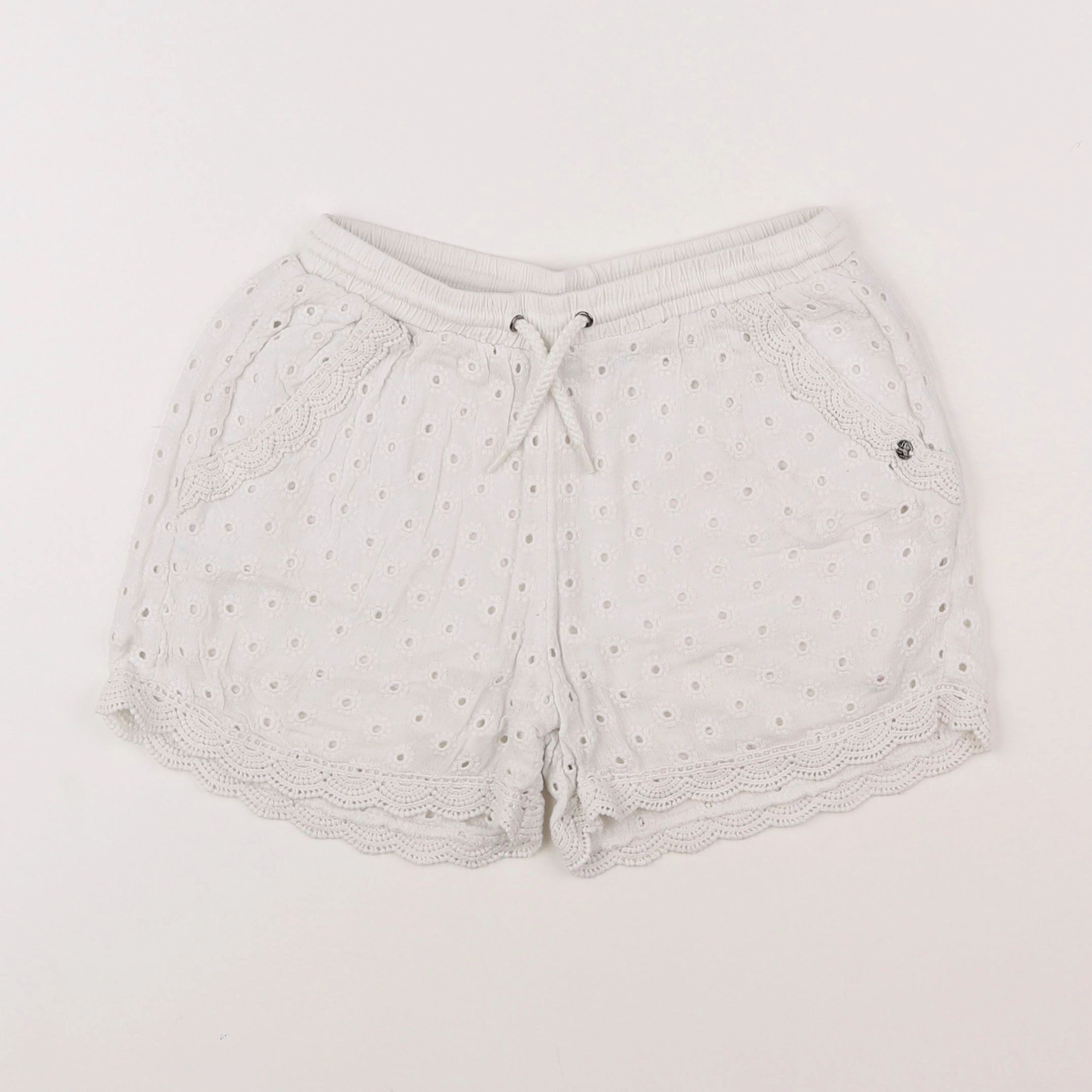 IKKS - short blanc - 10 ans