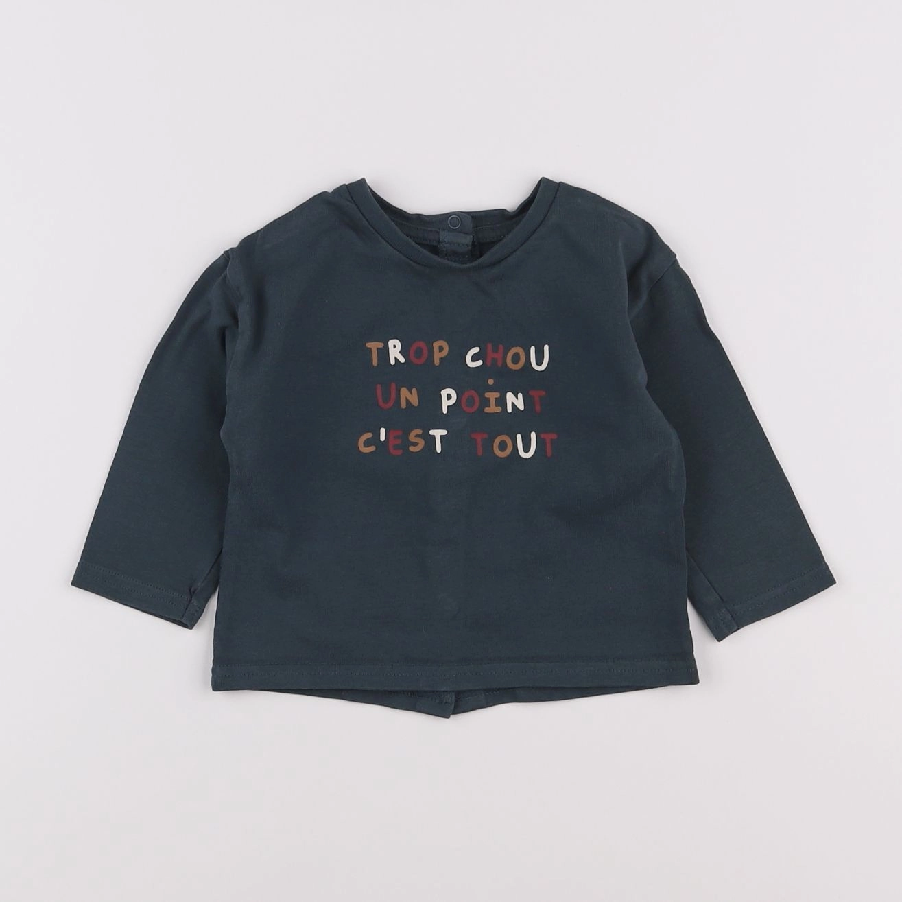 Vertbaudet - tee-shirt vert - 9 mois