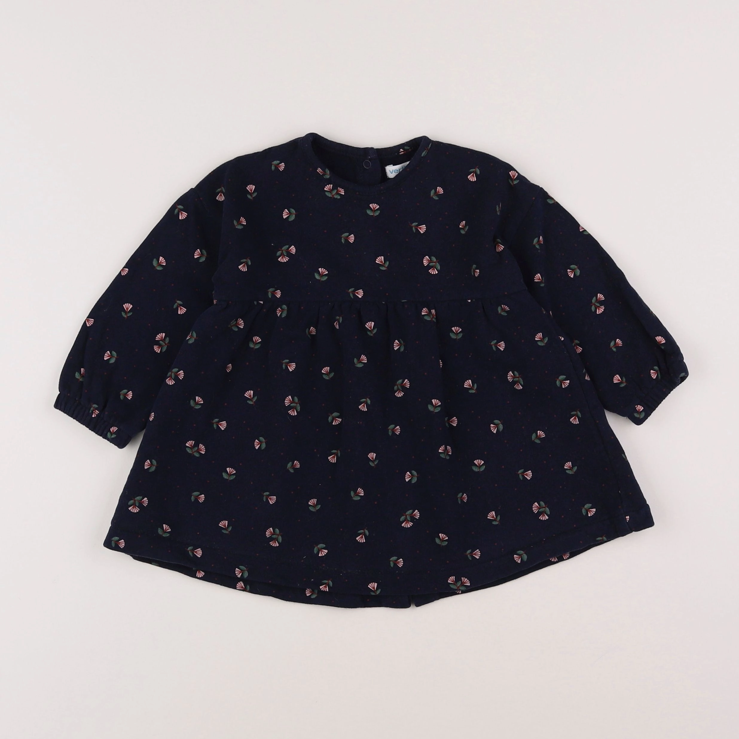 Vertbaudet - robe bleu - 18 mois