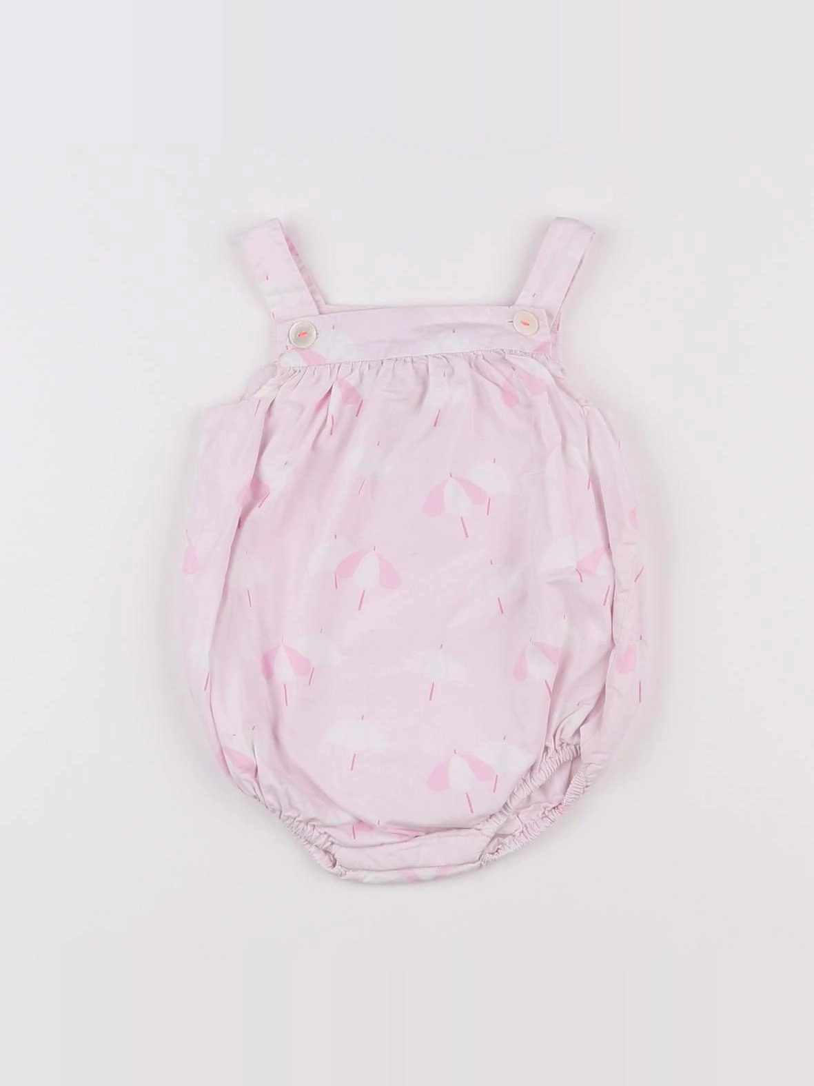 Jacadi - salopette rose - 6 mois