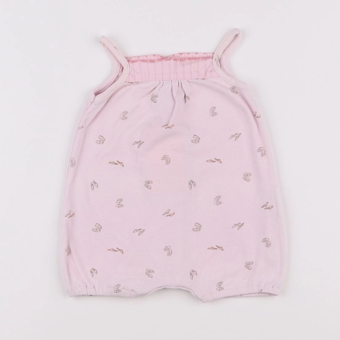 Petit Bateau - combinaison rose - 3 mois