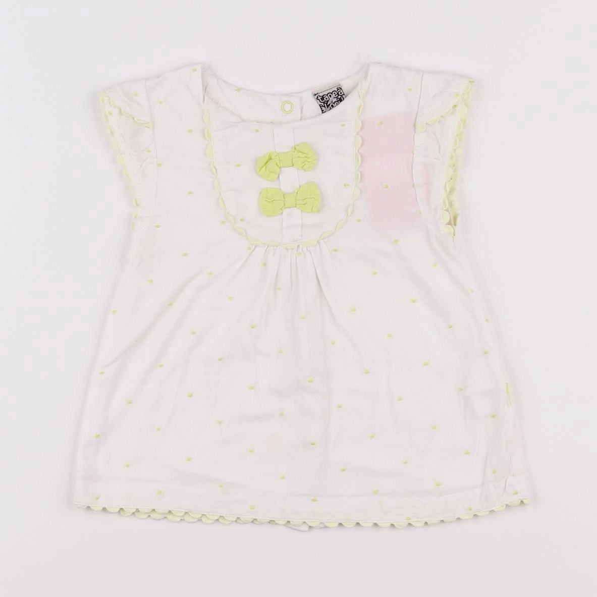 Tape à l'oeil - robe blanc - 18 mois