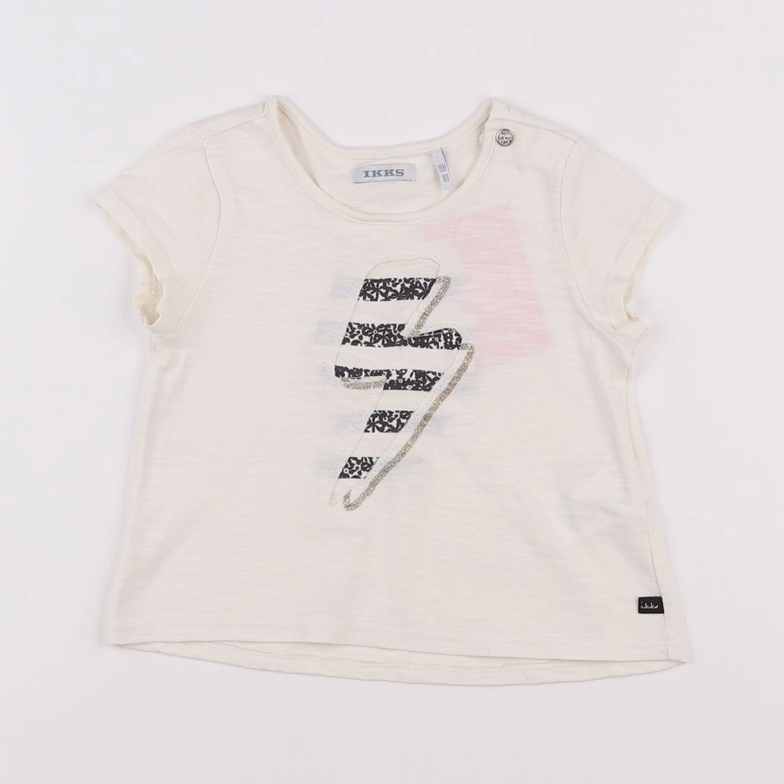 IKKS - tee-shirt beige - 18 mois