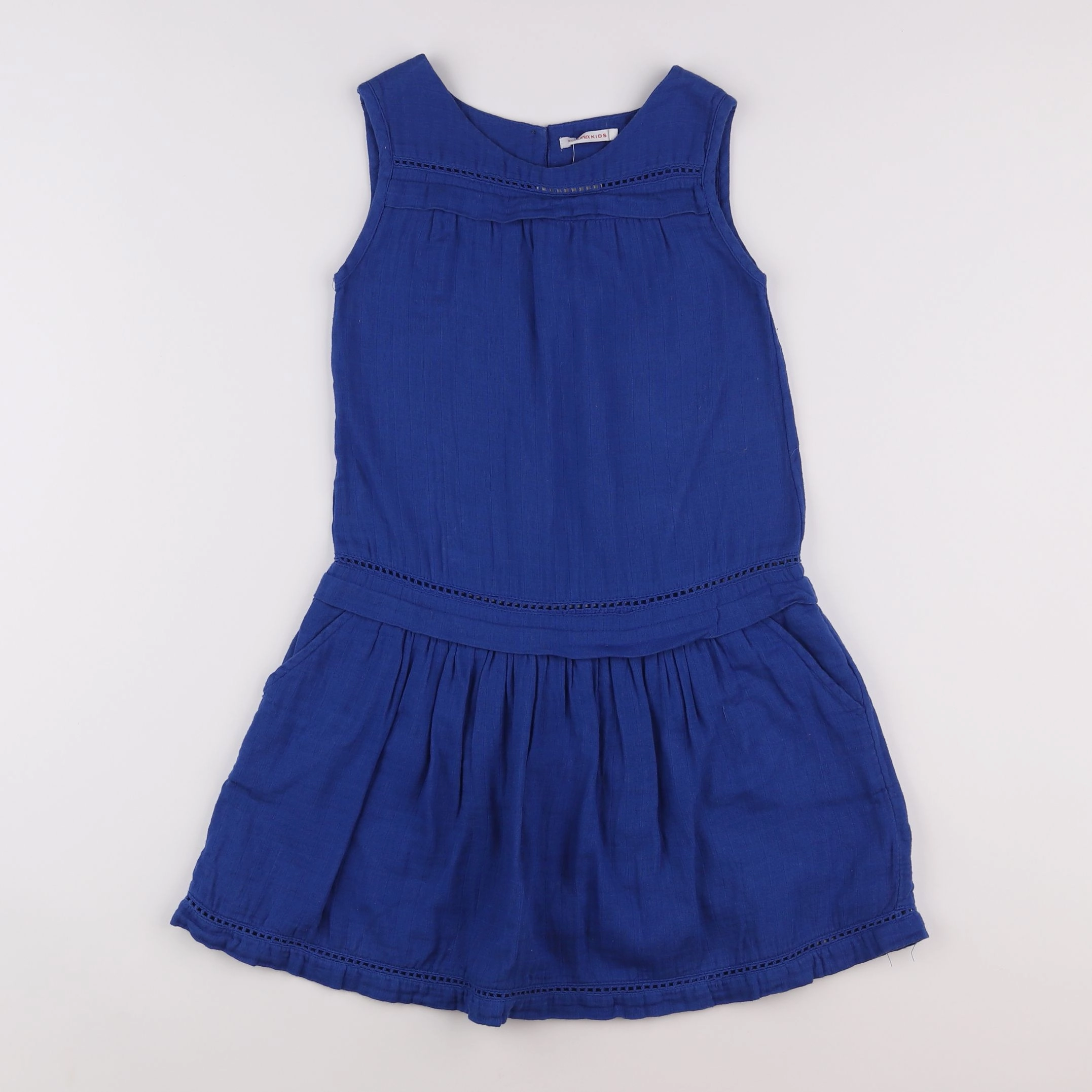 Monoprix - robe bleu - 8 ans