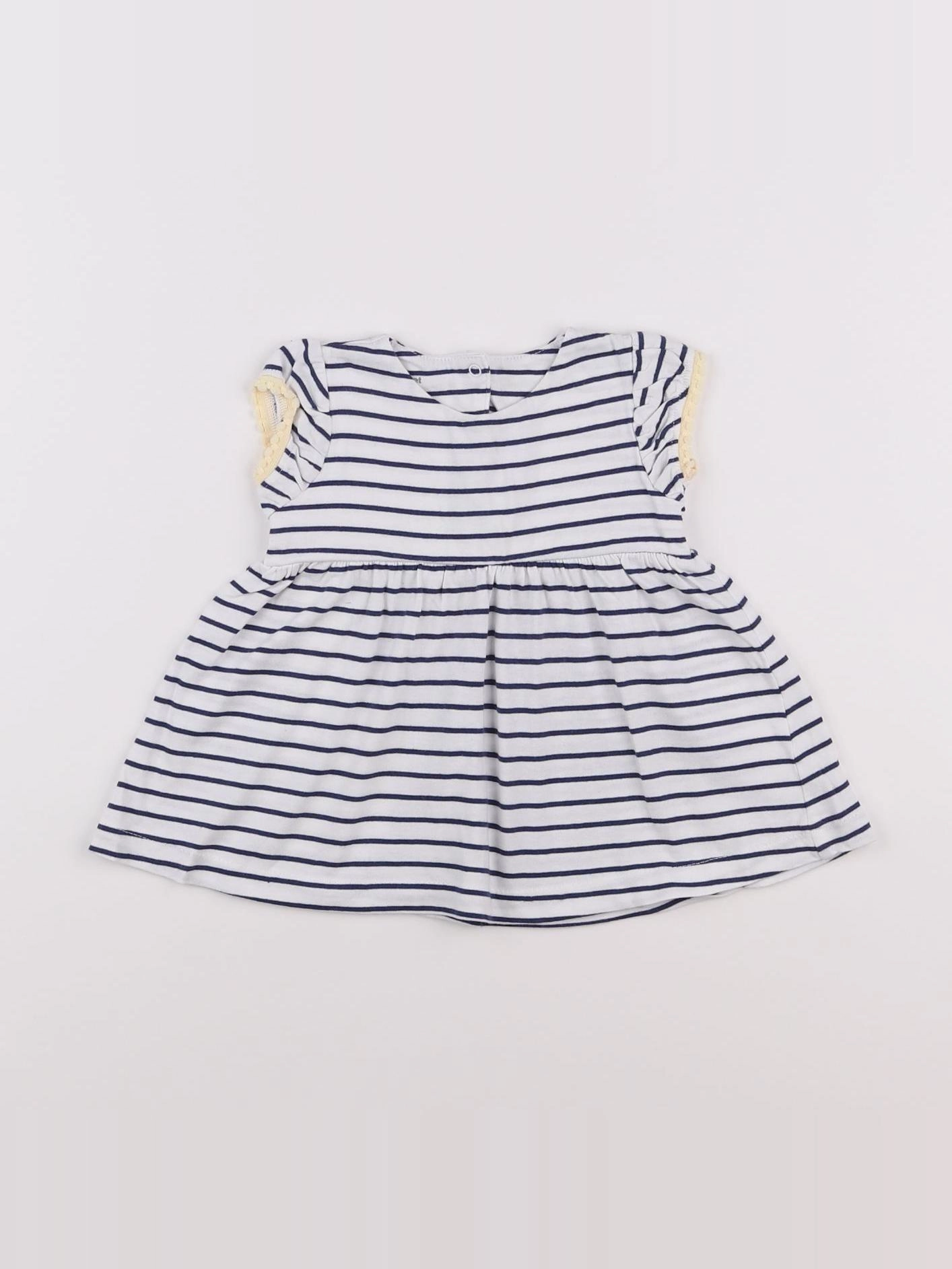 Vertbaudet - robe bleu - 6 mois