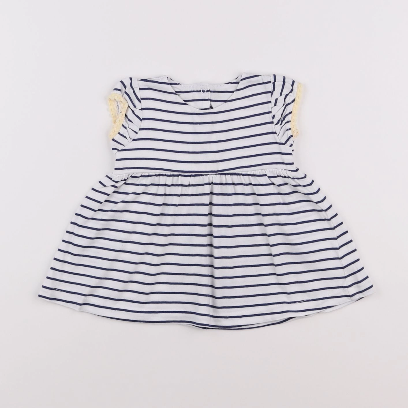 Vertbaudet - robe bleu - 6 mois