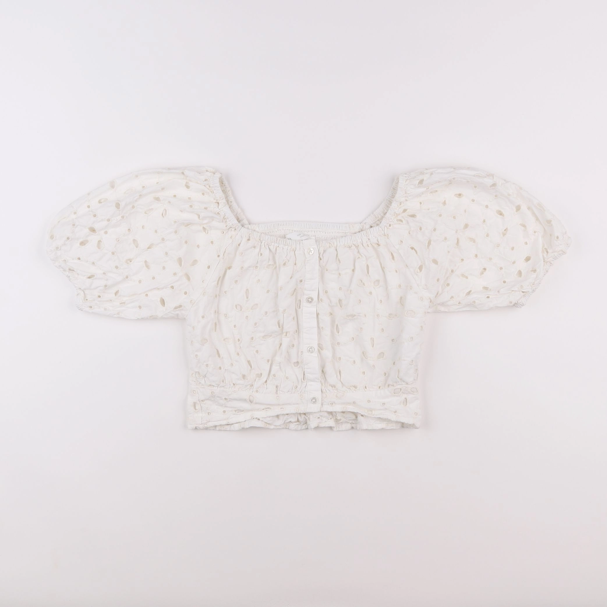 Zara - crop top  blanc - 10 ans
