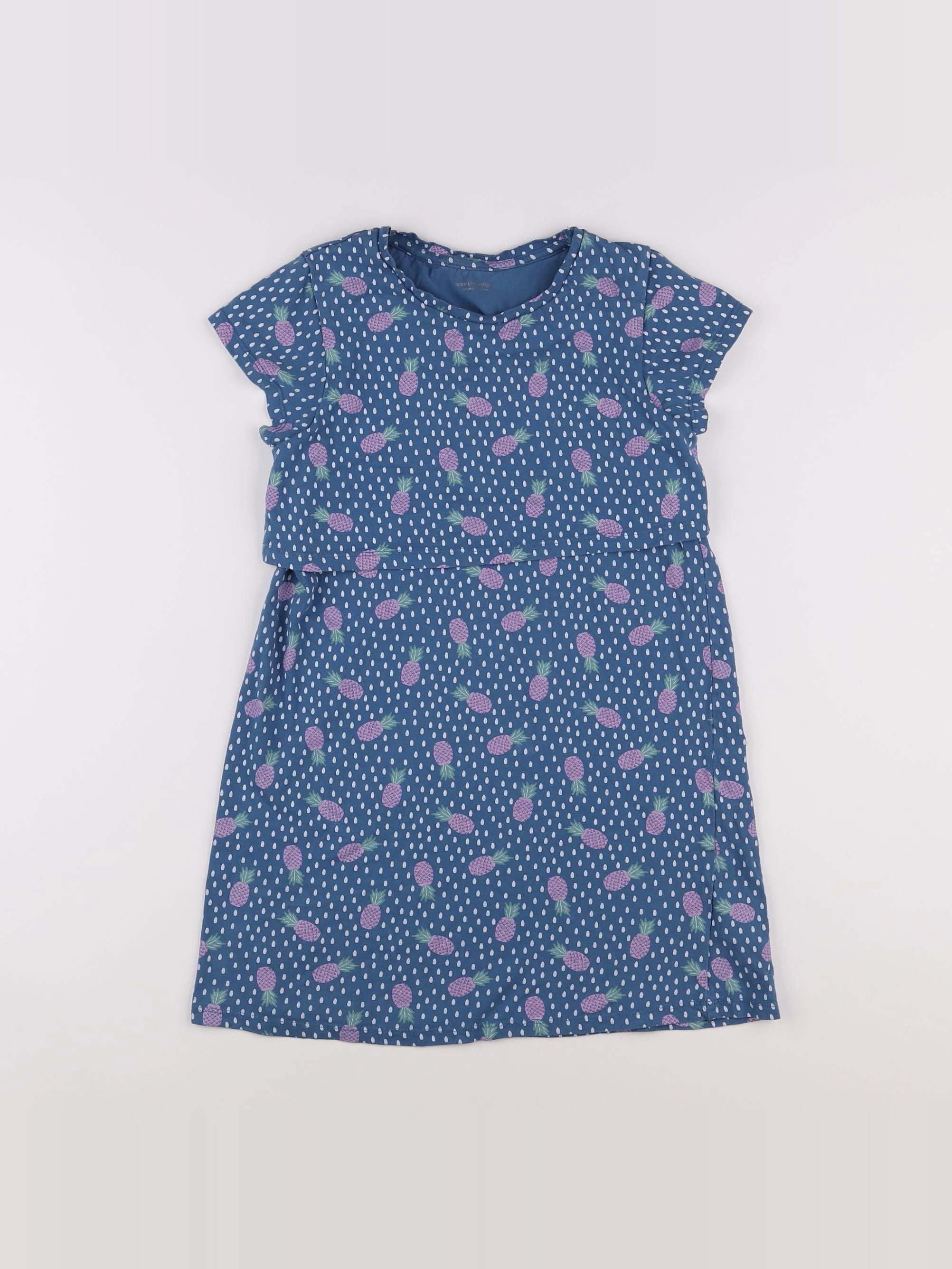 Vertbaudet - robe bleu - 10 ans