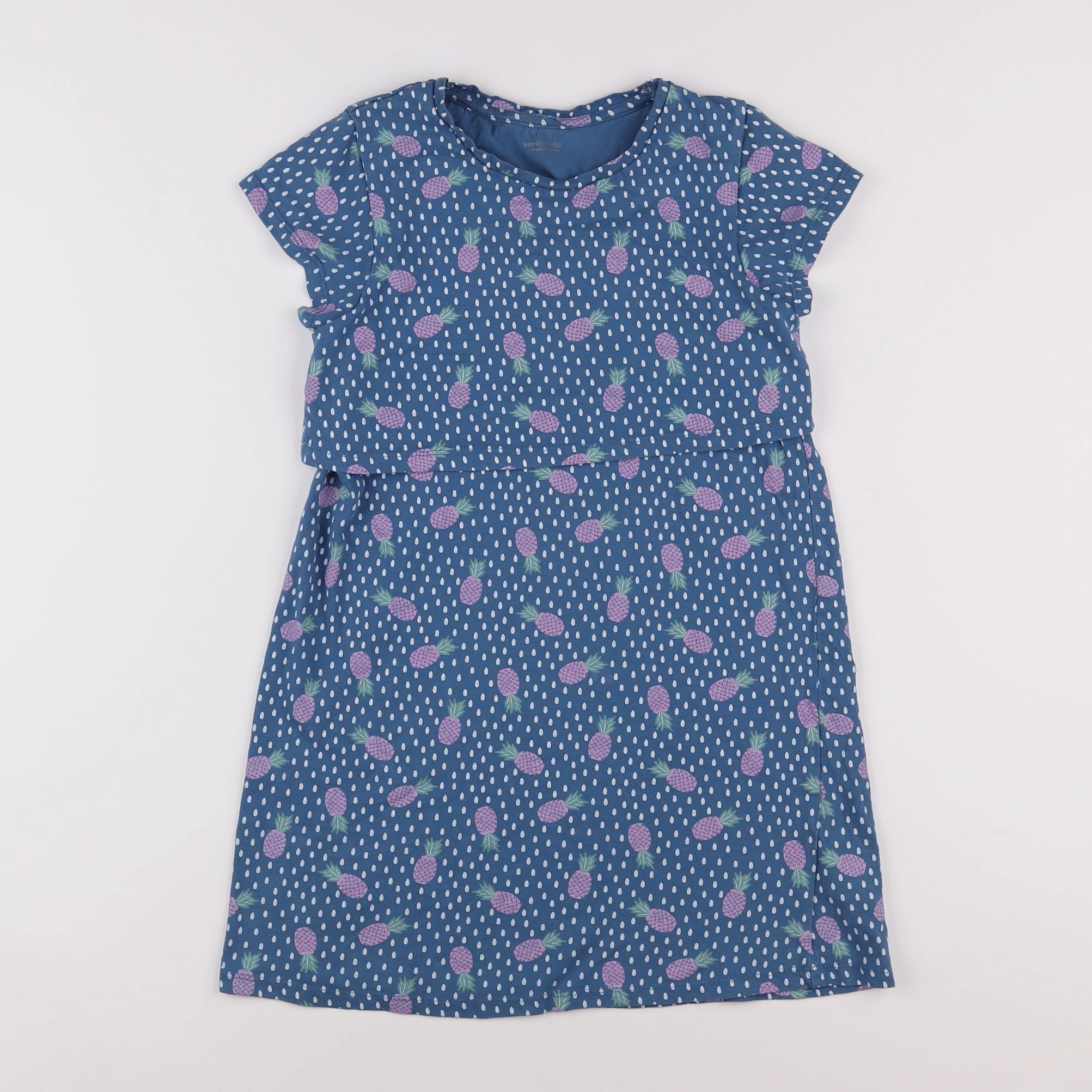 Vertbaudet - robe bleu - 10 ans