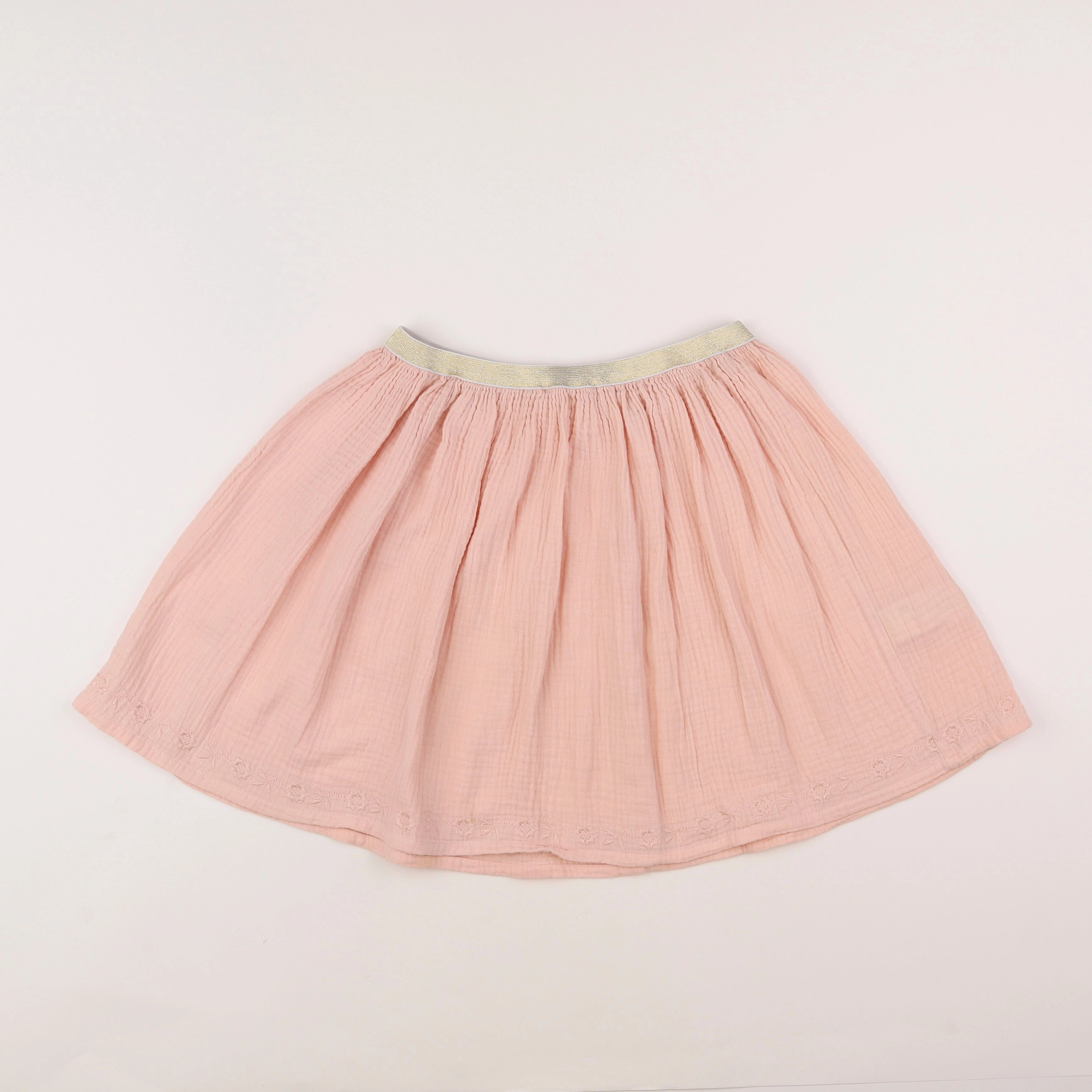 Vertbaudet - jupe rose, or - 12 ans