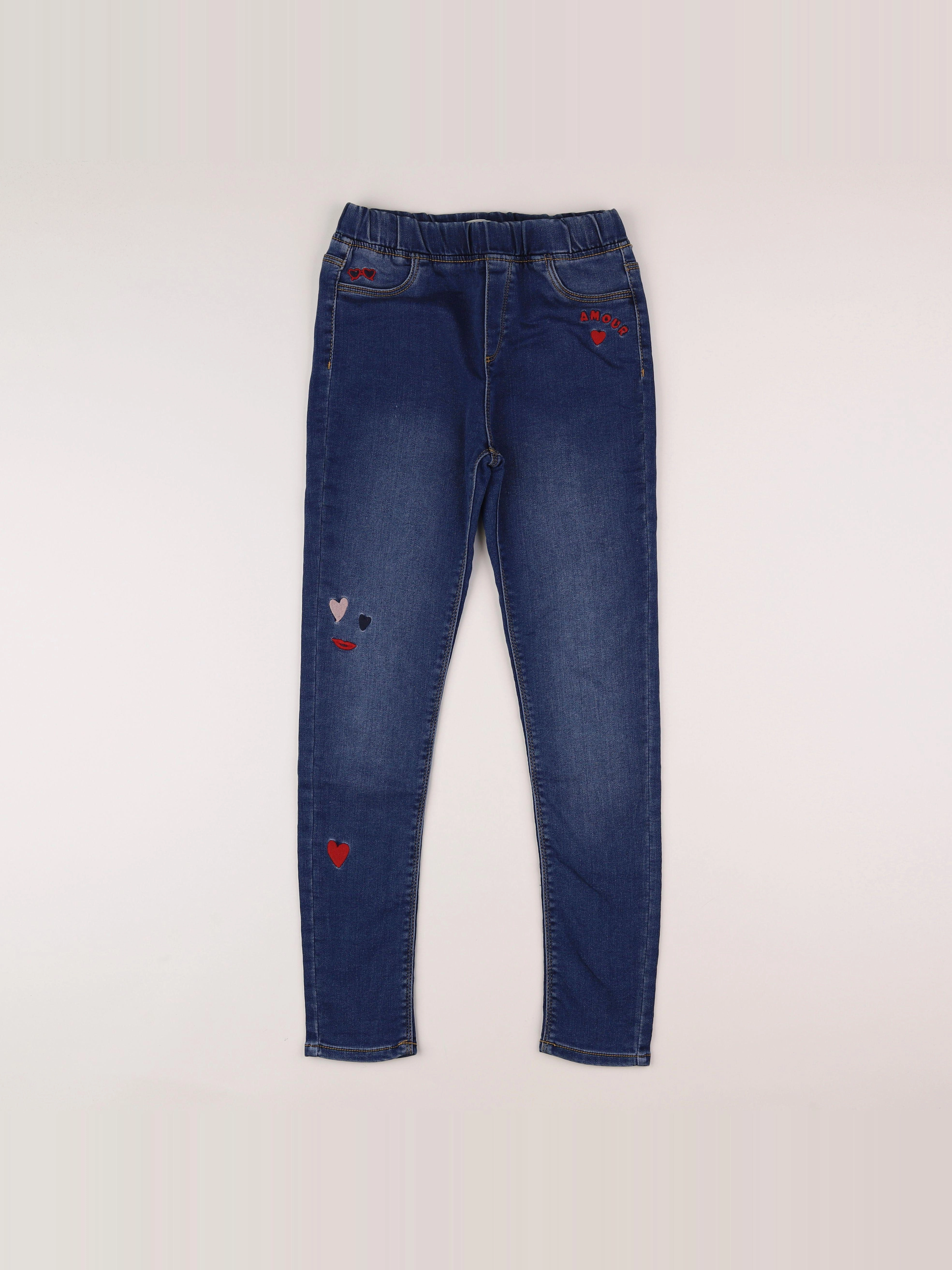 Vertbaudet - jegging bleu - 12 ans