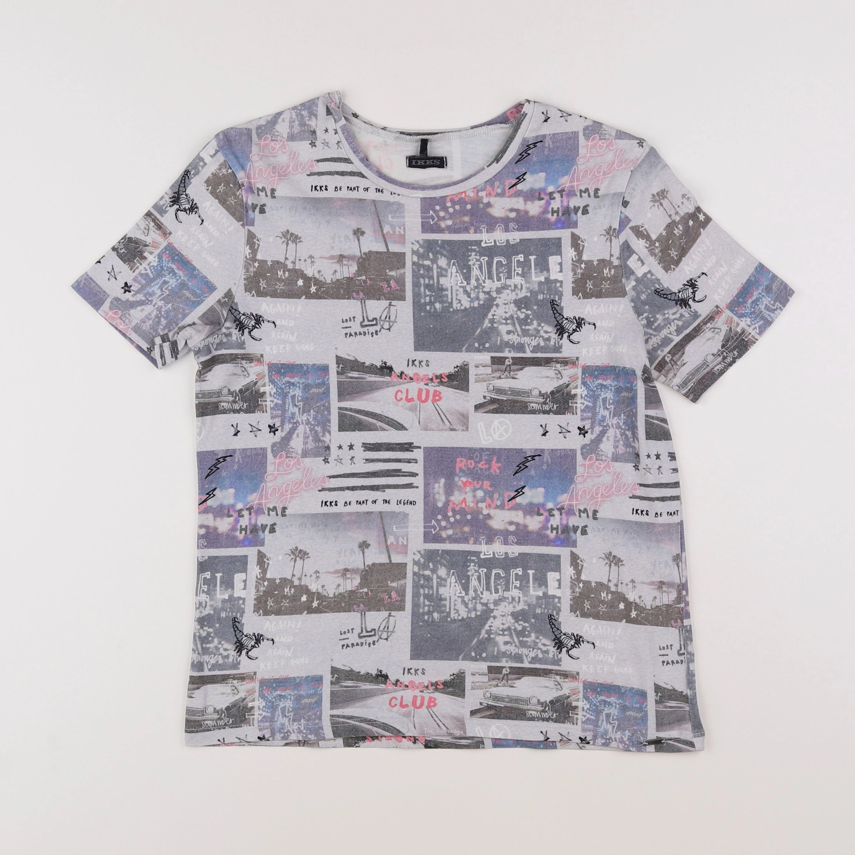 IKKS - tee-shirt gris - 12 ans