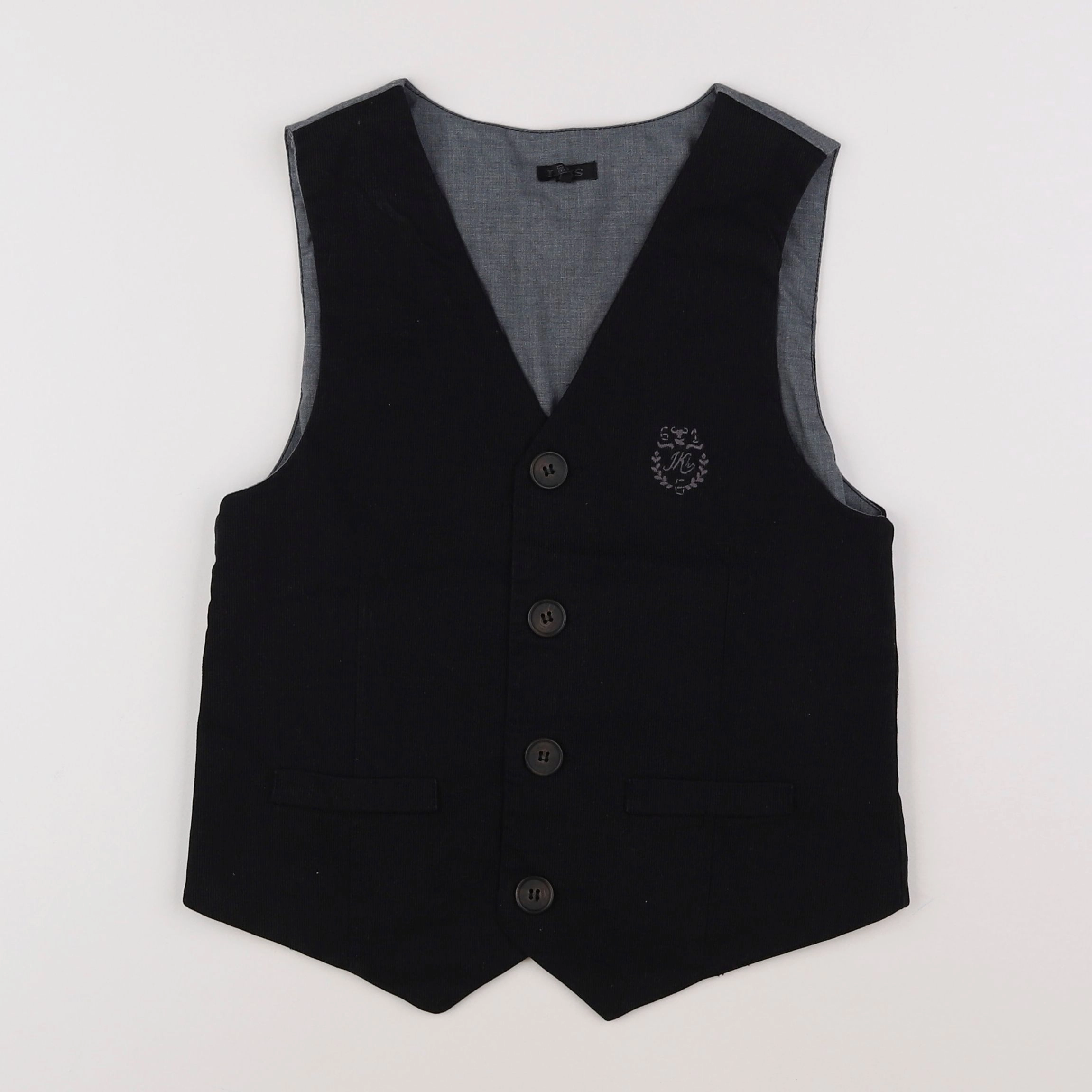 IKKS - gilet noir - 10 ans