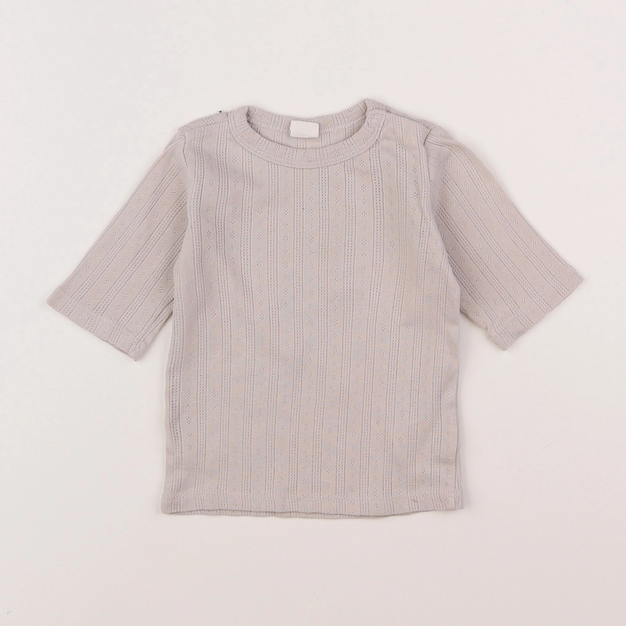 H&M - tee-shirt beige - 9/12 mois