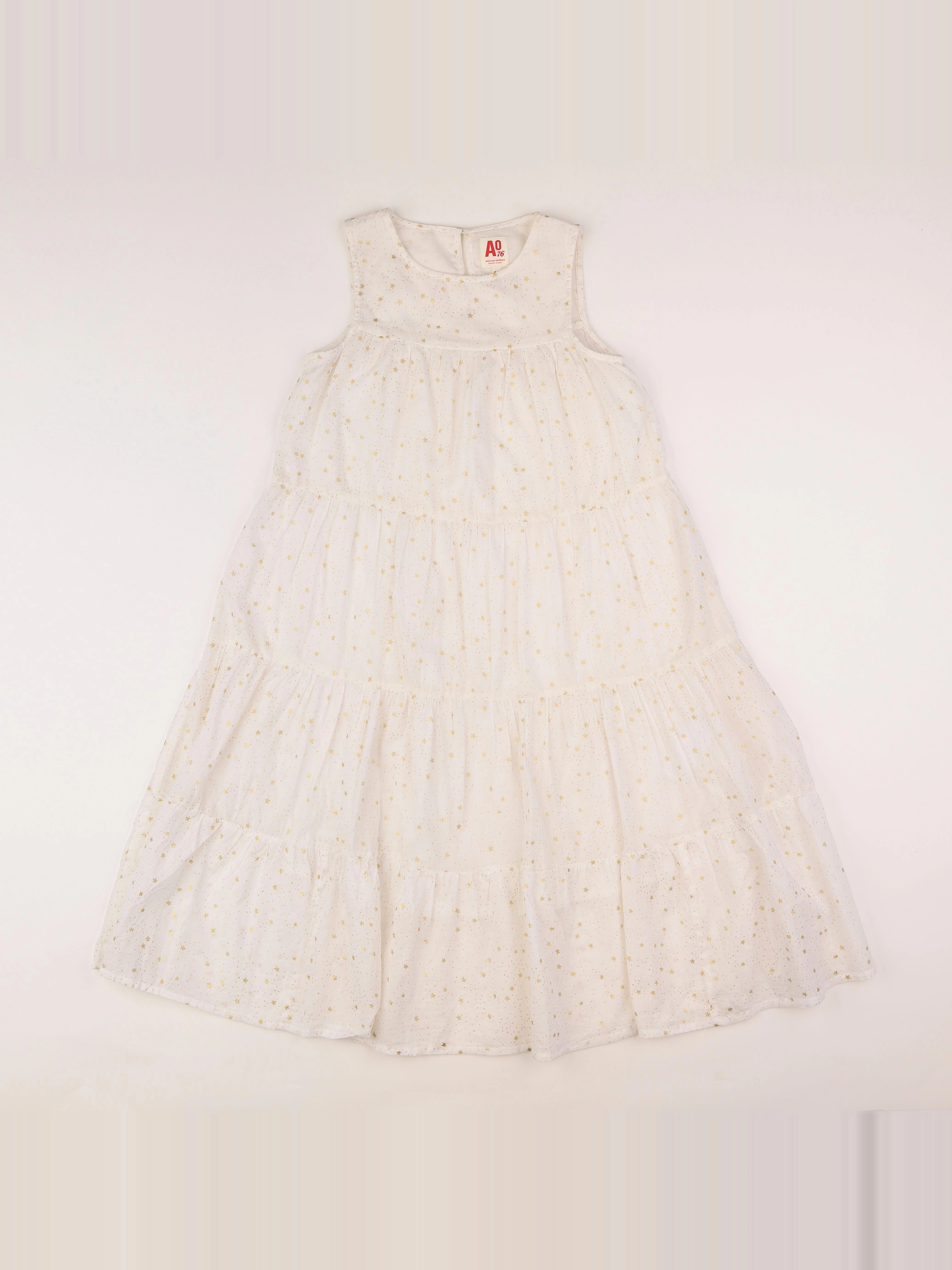 American Outfitters - robe blanc - 10 ans
