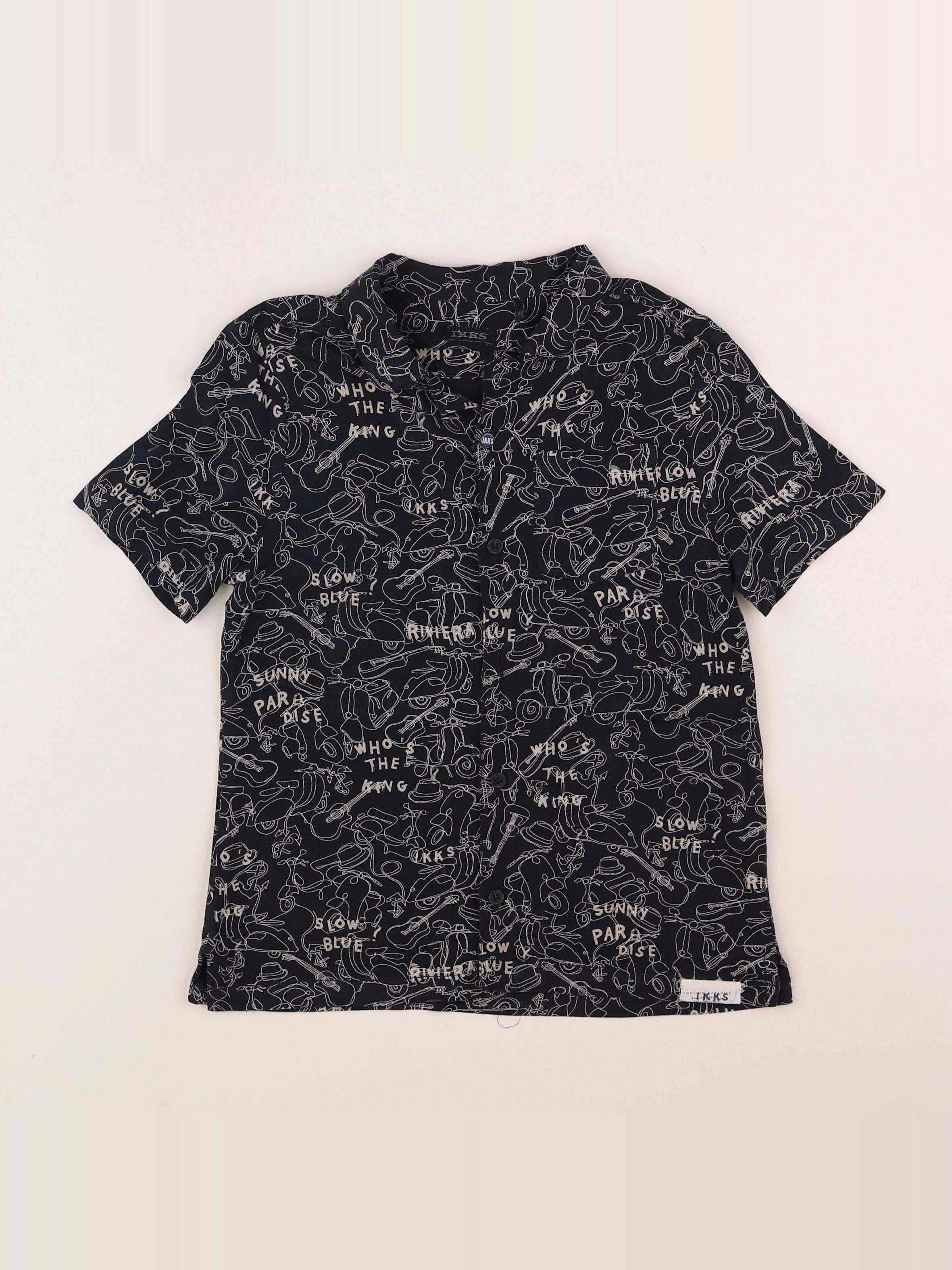 IKKS - chemise bleu - 6 ans
