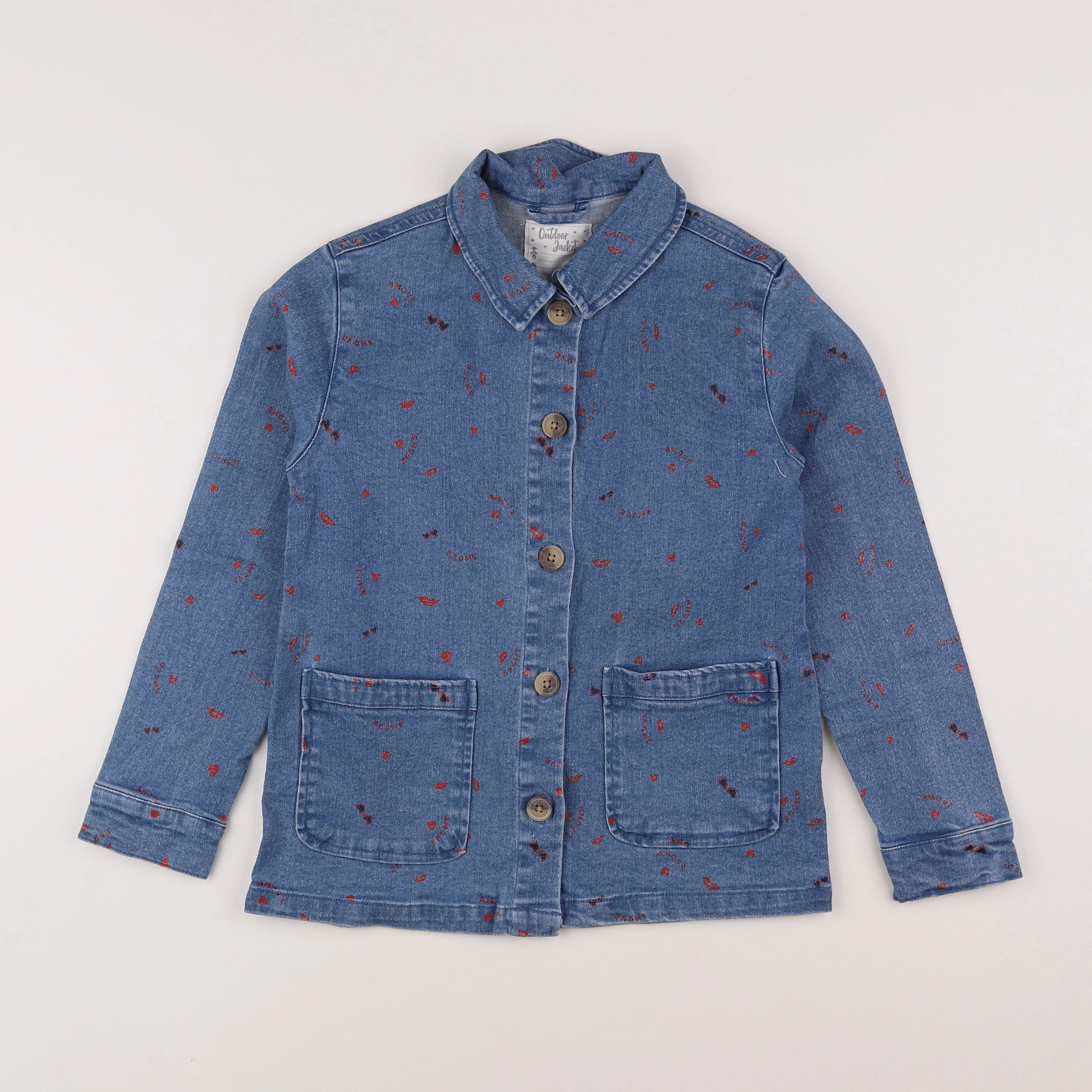 Vertbaudet - veste bleu - 10 ans