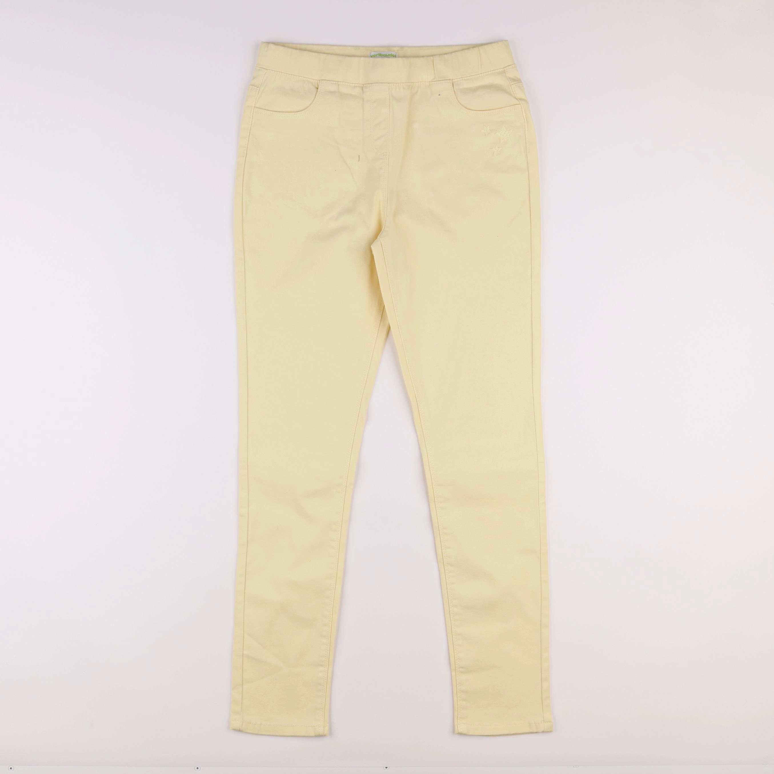 Vertbaudet - jegging jaune - 14 ans