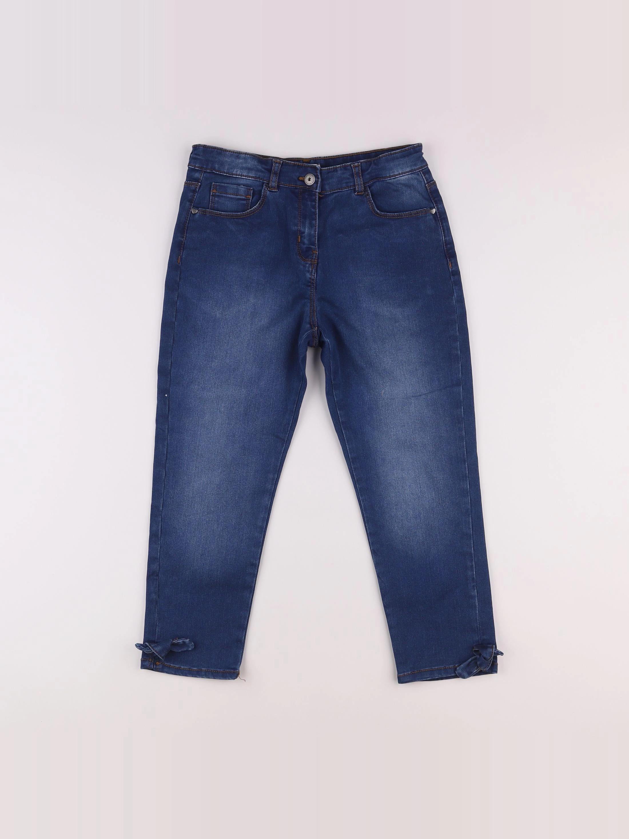 Vertbaudet - pantacourt bleu - 12 ans