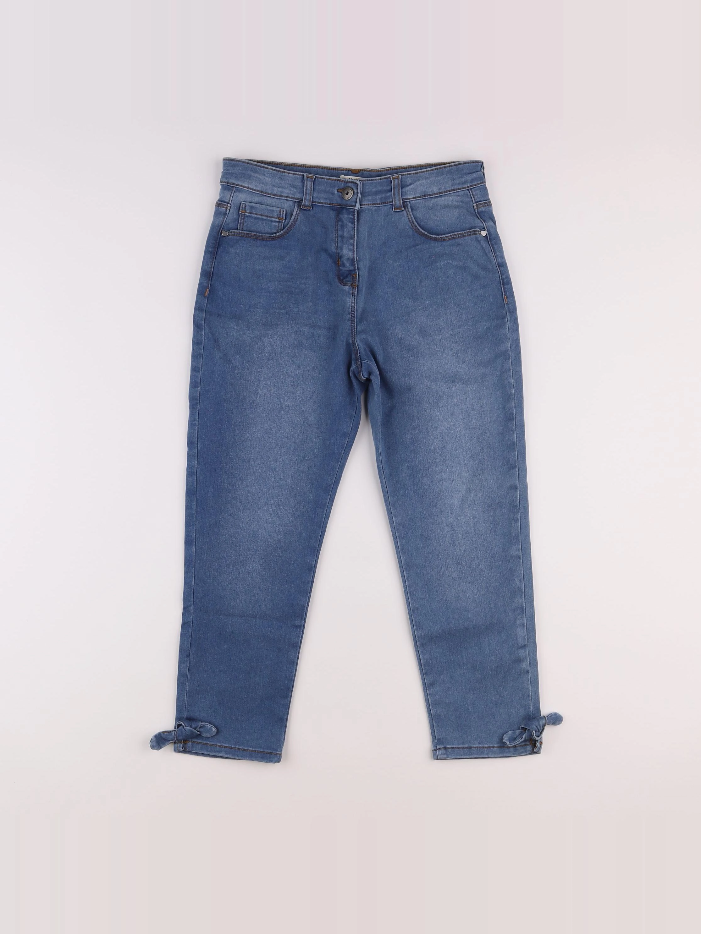 Vertbaudet - pantacourt bleu - 12 ans