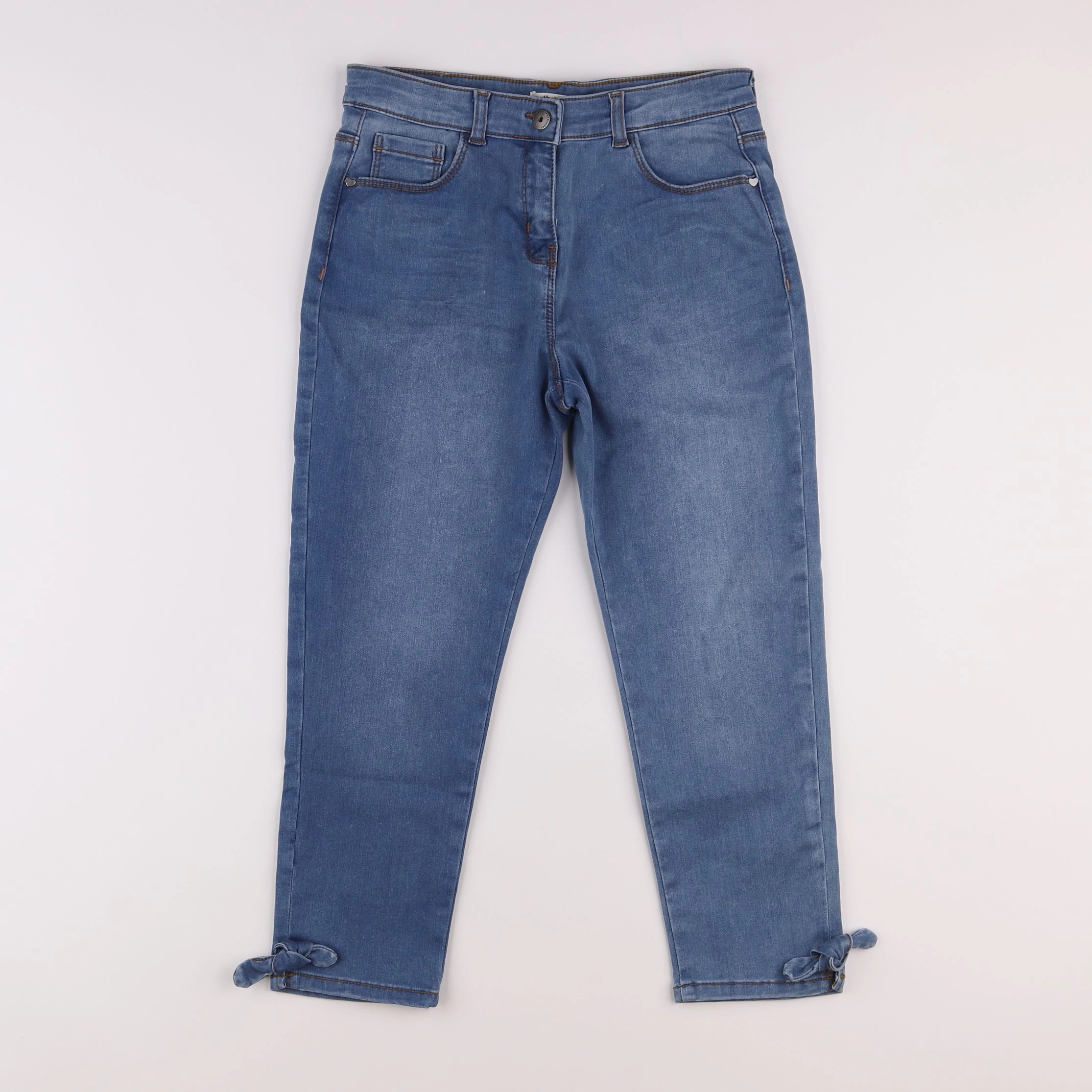 Vertbaudet - pantacourt bleu - 12 ans