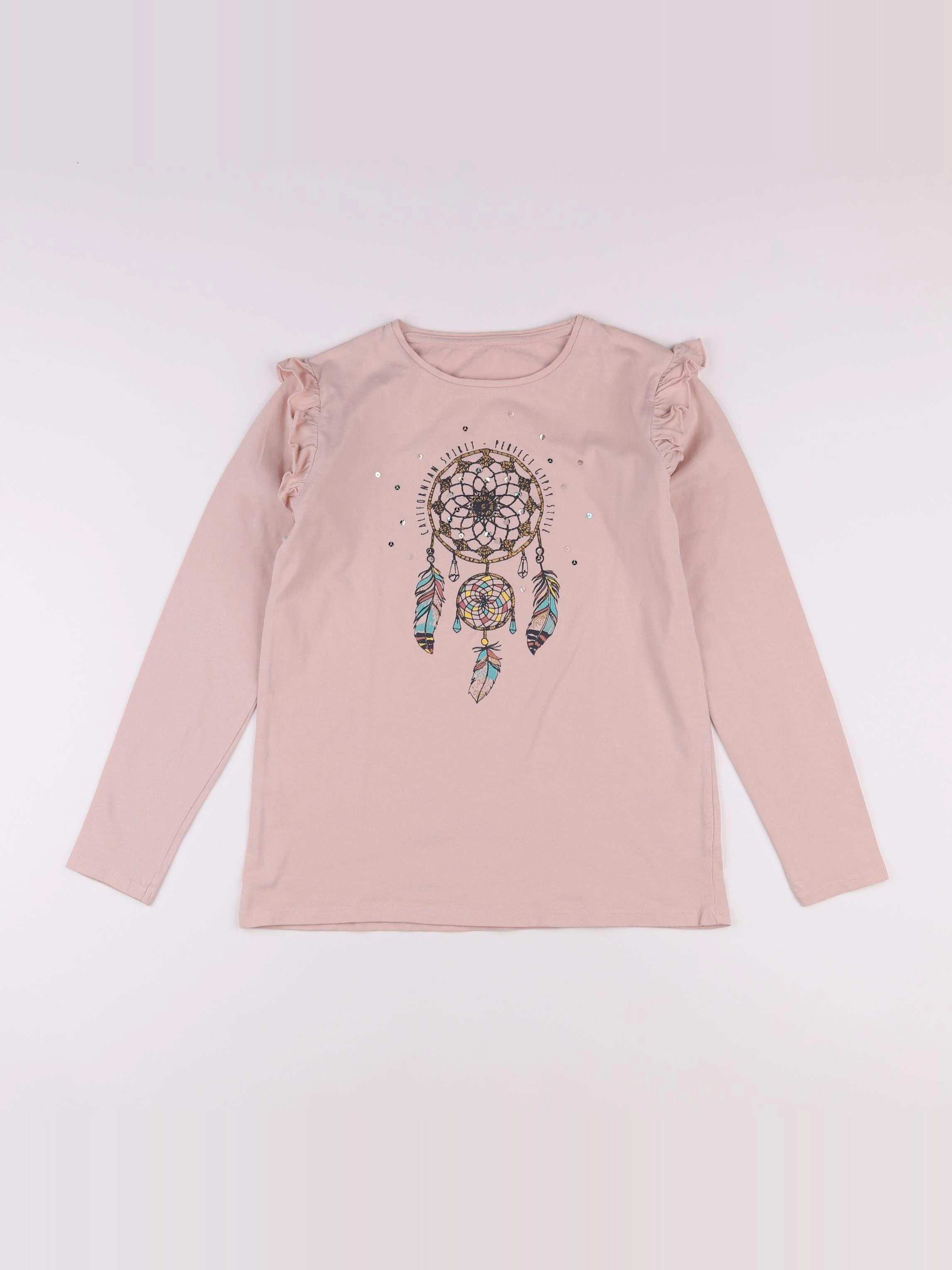 Vertbaudet - tee-shirt rose - 13/14 ans