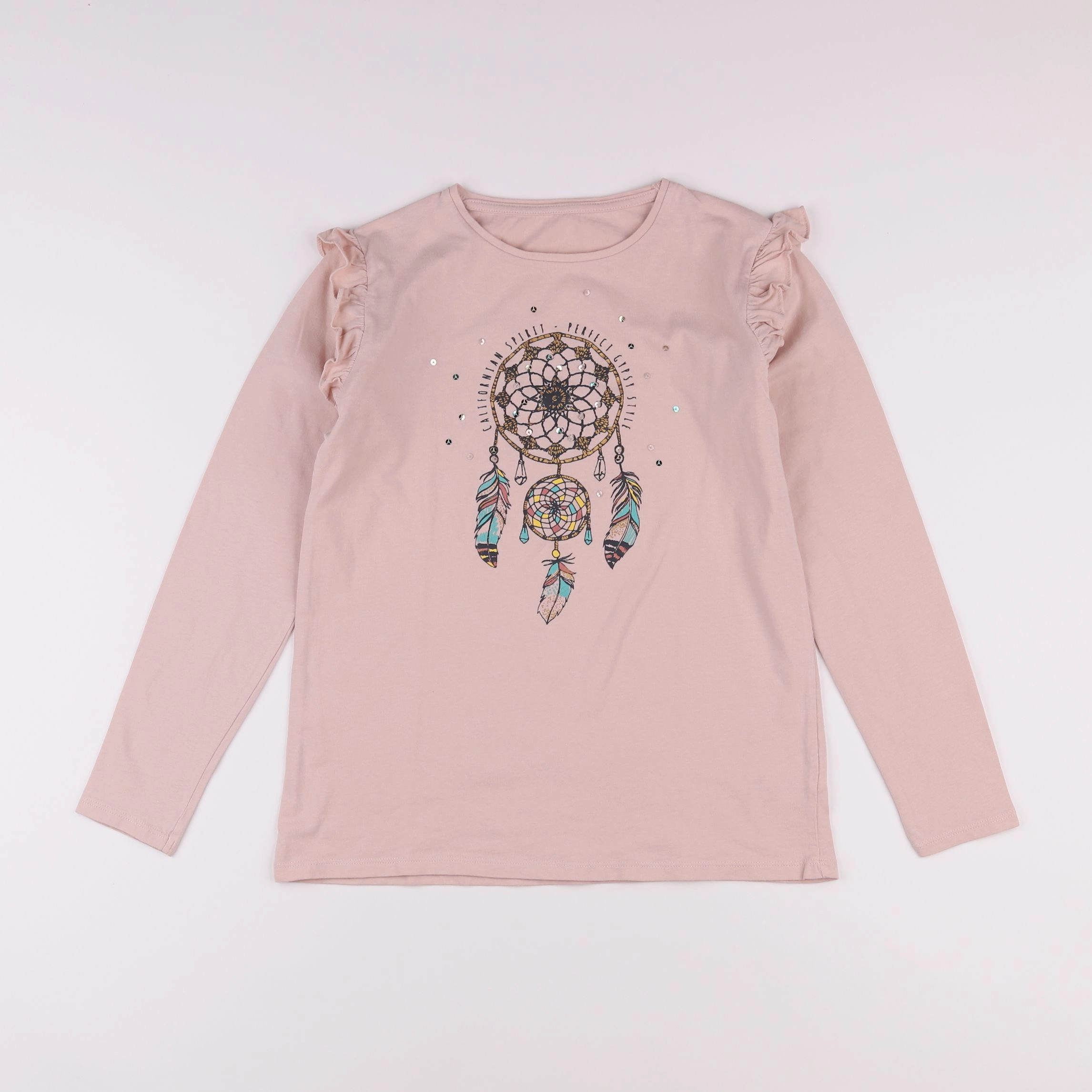 Vertbaudet - tee-shirt rose - 13/14 ans