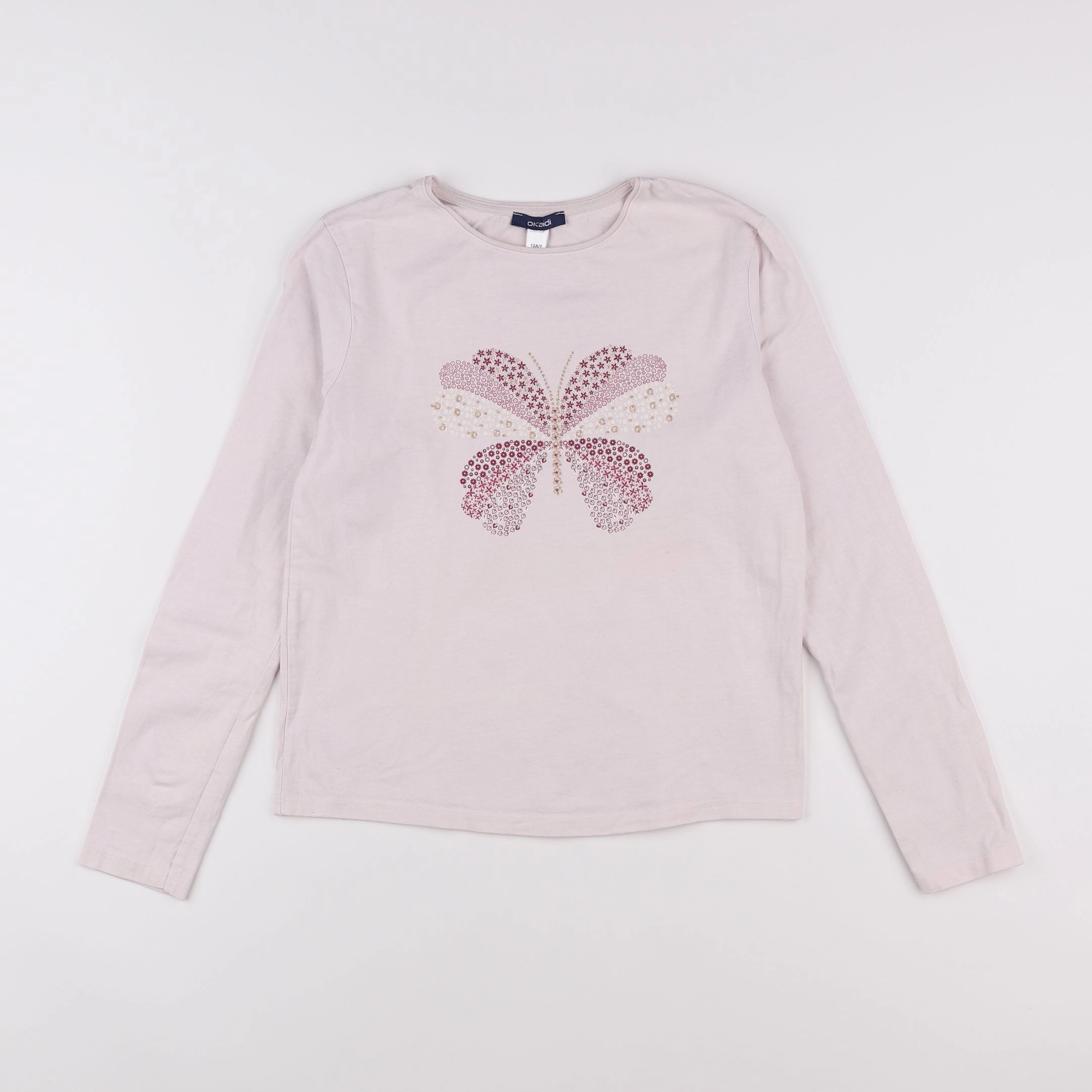 Okaidi - tee-shirt rose - 12 ans