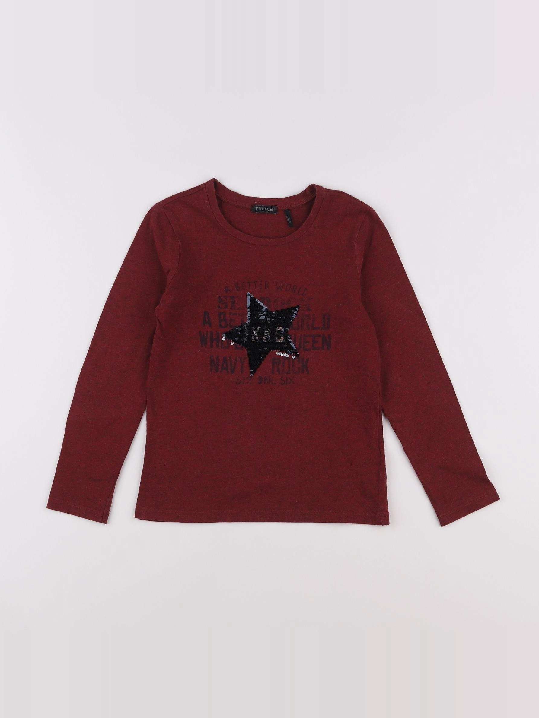 IKKS - tee-shirt rouge - 6 ans