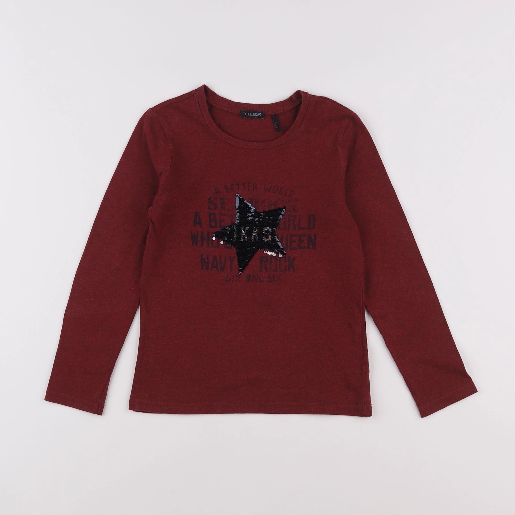 IKKS - tee-shirt rouge - 6 ans