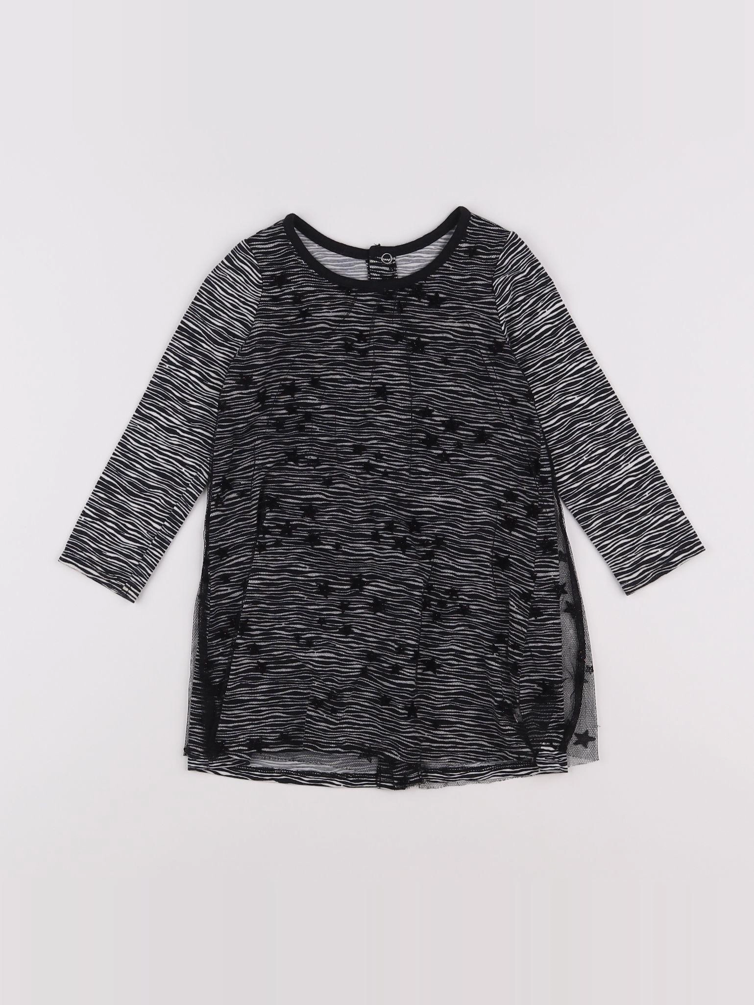 IKKS - robe noir - 18 mois