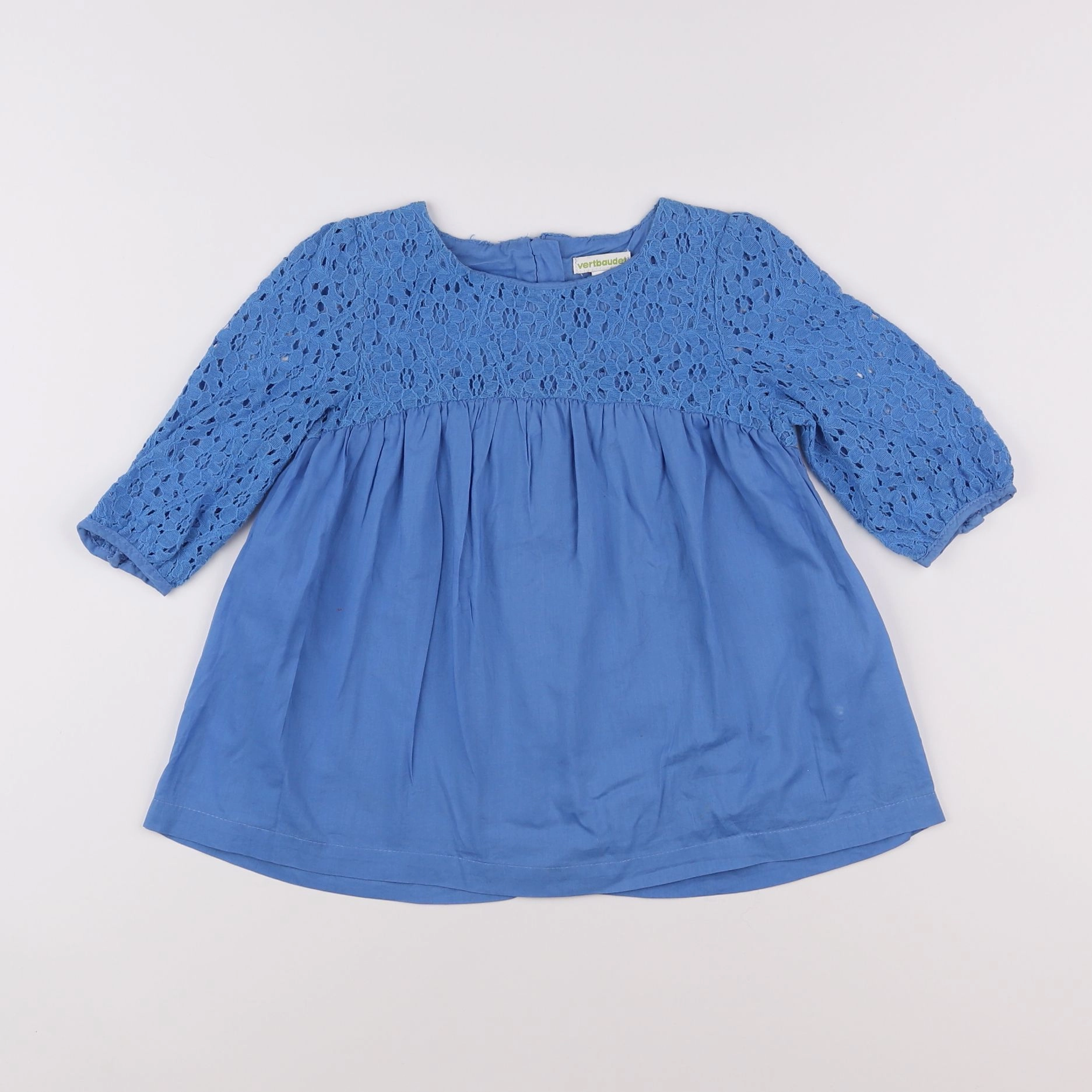 Vertbaudet - blouse bleu - 6 ans