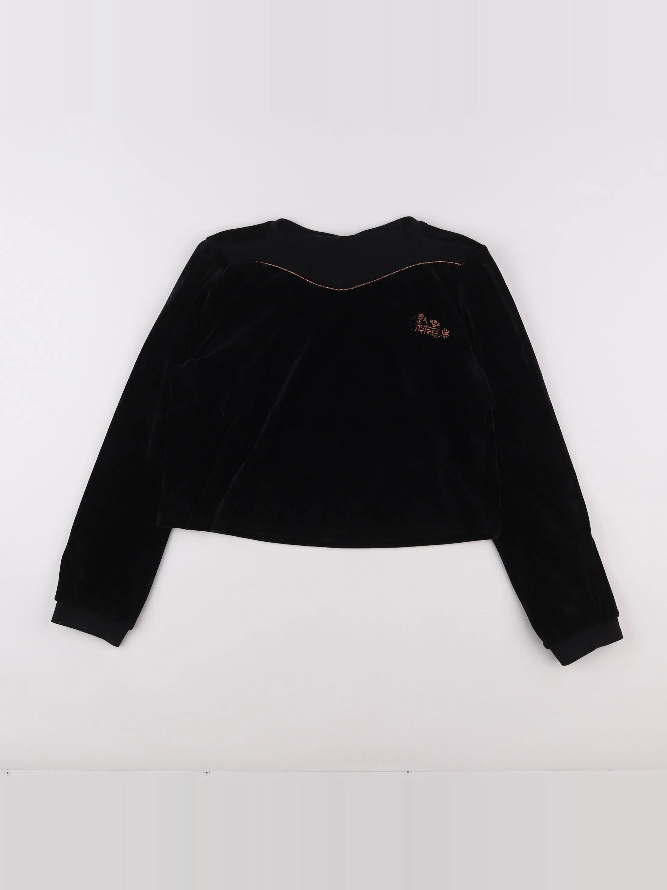 IKKS - sweat court noir - 12 ans