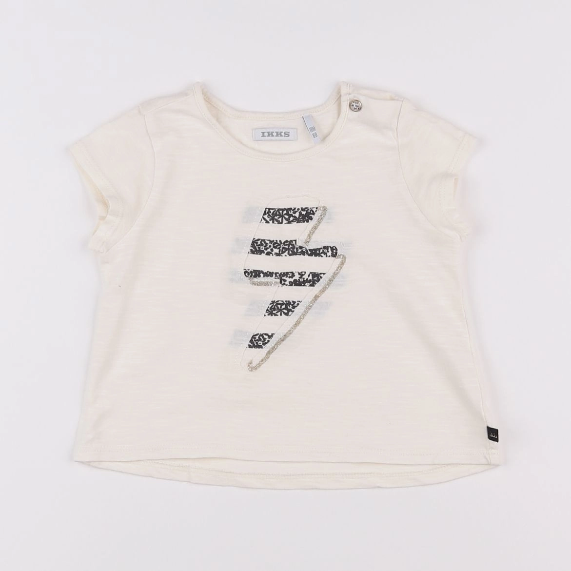 IKKS - tee-shirt beige - 18 mois
