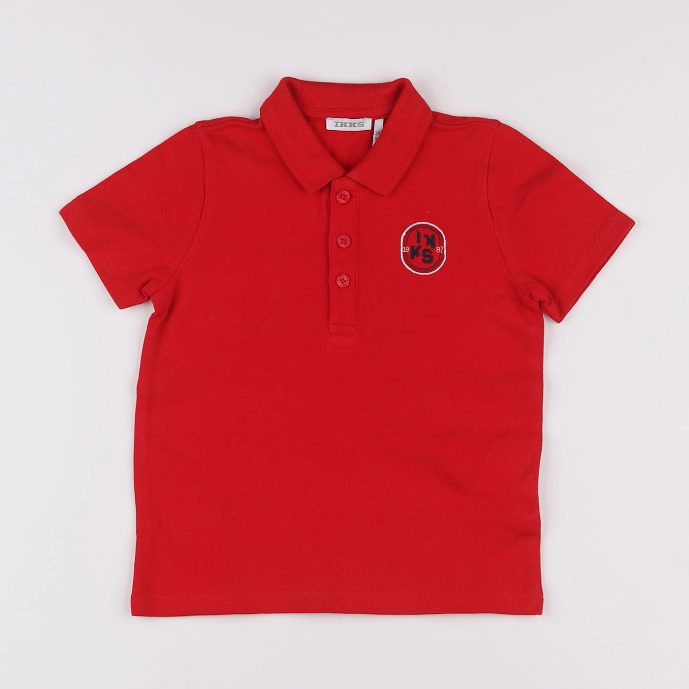 IKKS - polo rouge - 2 ans